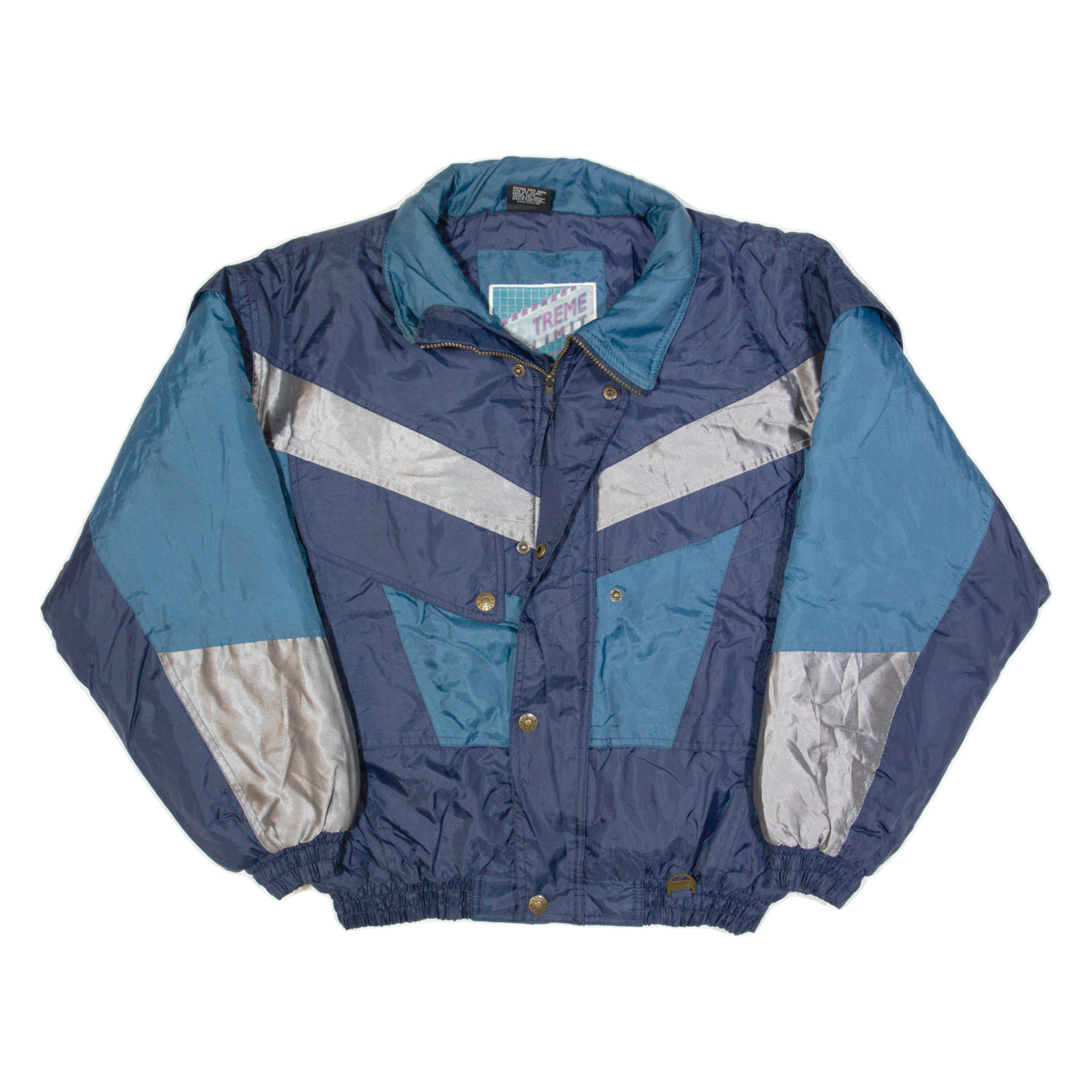 EXTREME LIMIT Mens Jacket Blue Colourblock M Refurbished - N/A refurbished available on Cerqular