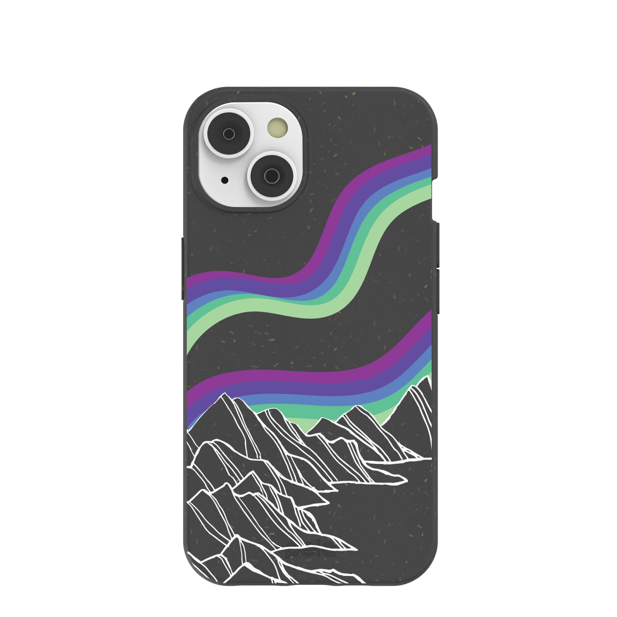 Black Glow iPhone 14/16e Case Refurbished - Pela Case refurbished available on Cerqular