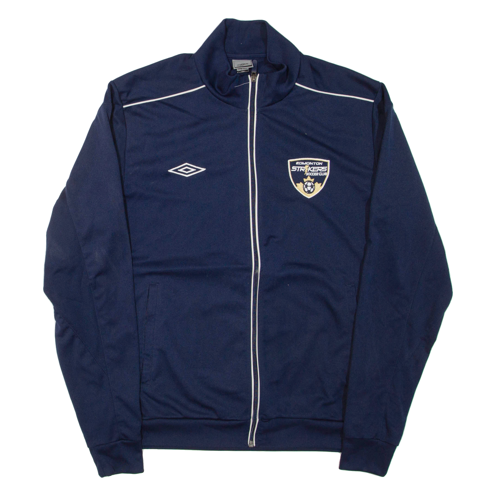 UMBRO Edmonton Strikers Soccer Mens Track Jacket Blue L Refurbished - N/A refurbished available on Cerqular