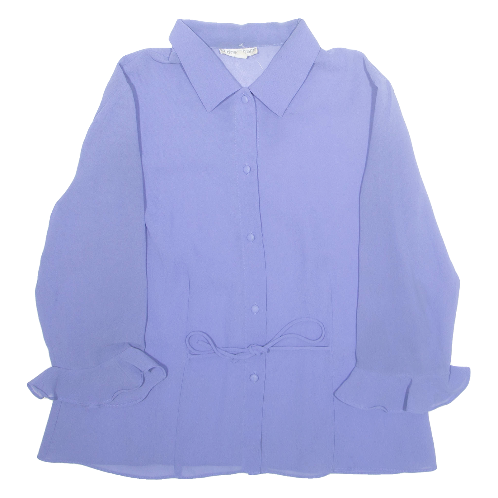 DRESSBARN Womens Shirt Purple Collared Long Sleeve M Refurbished - N/A refurbished available on Cerqular