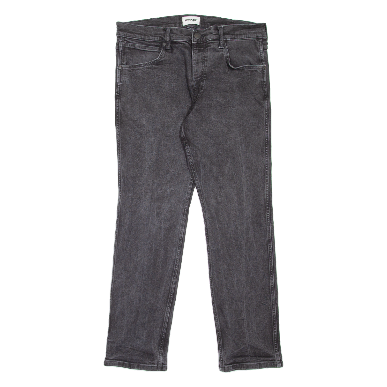 WRANGLER Greensboro Mens Jeans Grey Slim Straight W33 L30 Refurbished - N/A refurbished available on Cerqular