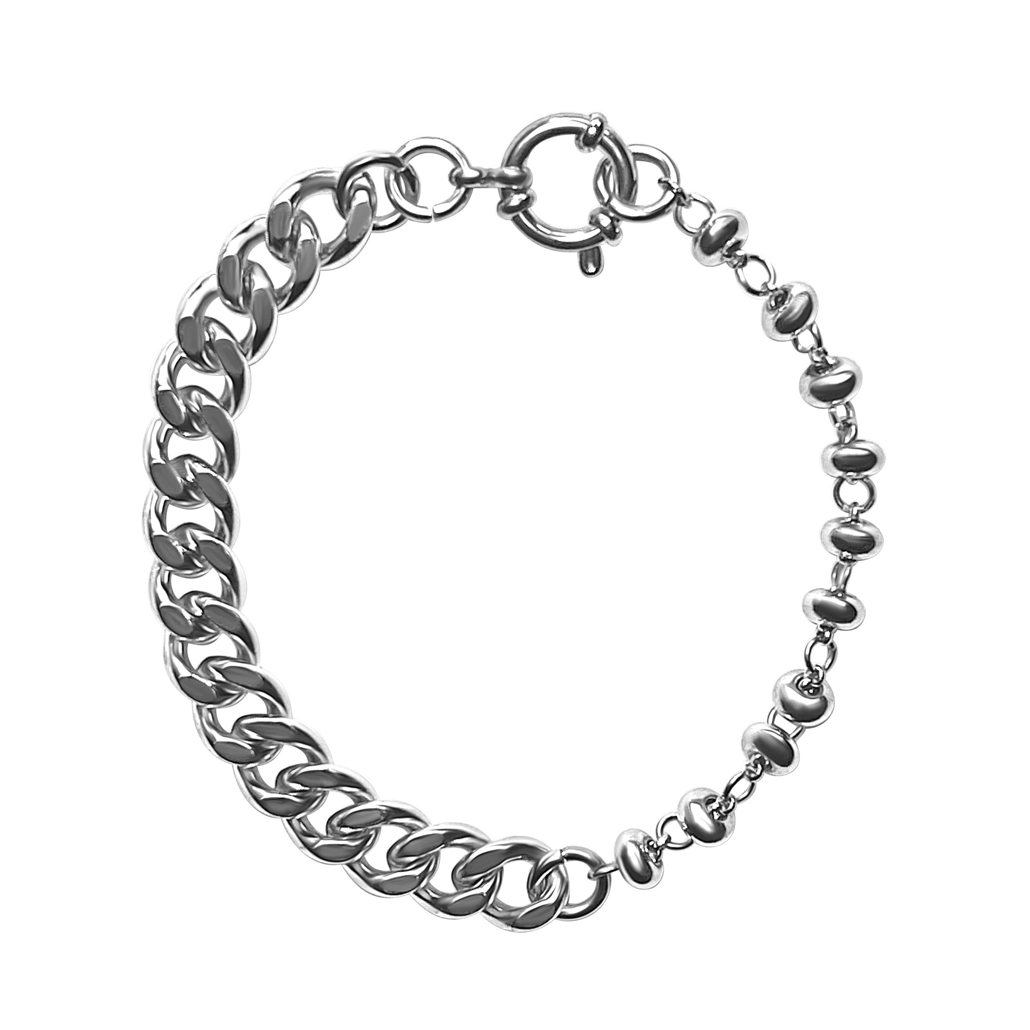 Chain Bead Bracelet | Size: 6.5"" Refurbished - N/A (Note: There is no well-known brand with this name refurbished available on Cerqular