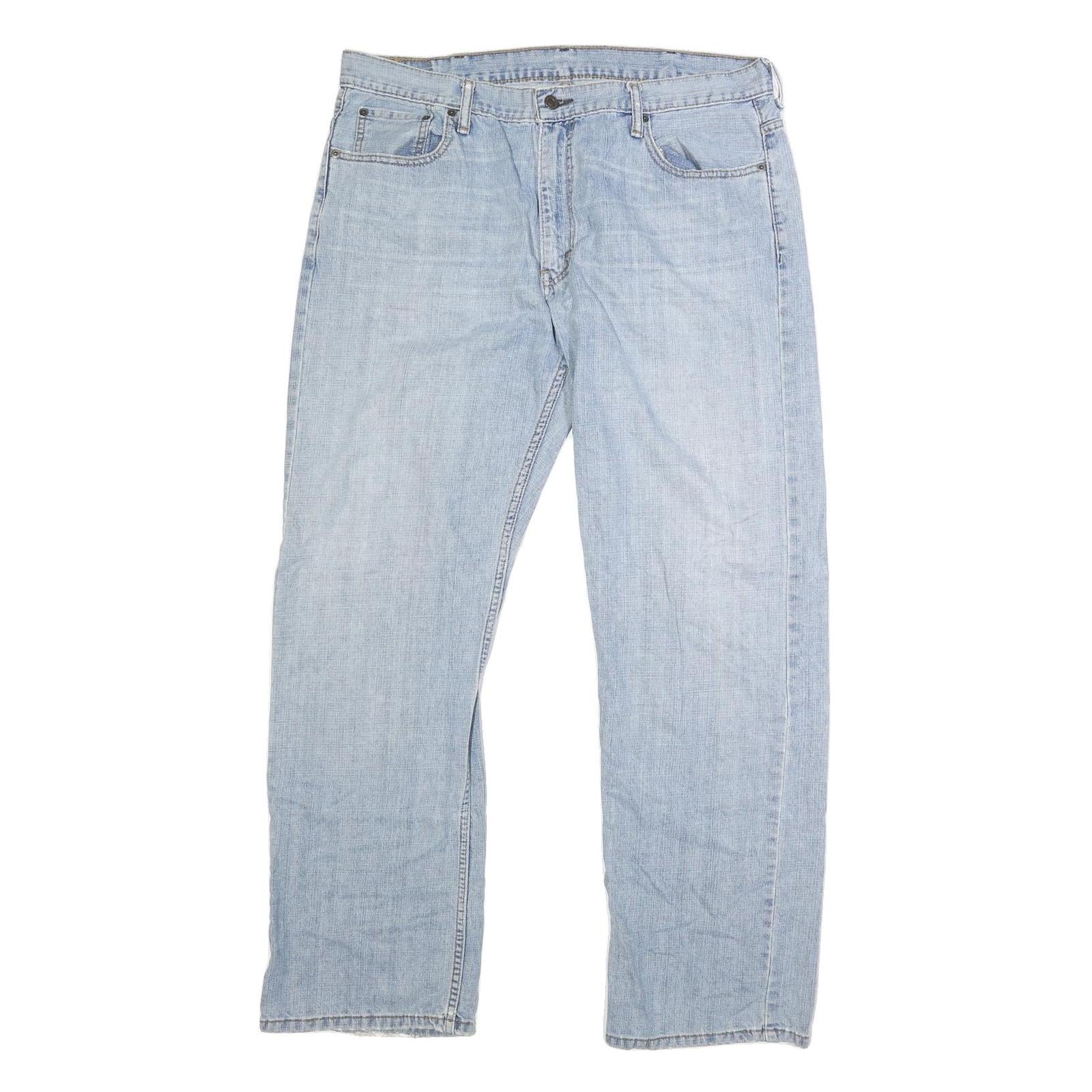 LEVI'S 569 Mens Jeans Blue Classic Straight Denim Light W38 L32 Zip Cotton Blend Refurbished - N/A refurbished available on Cerqular