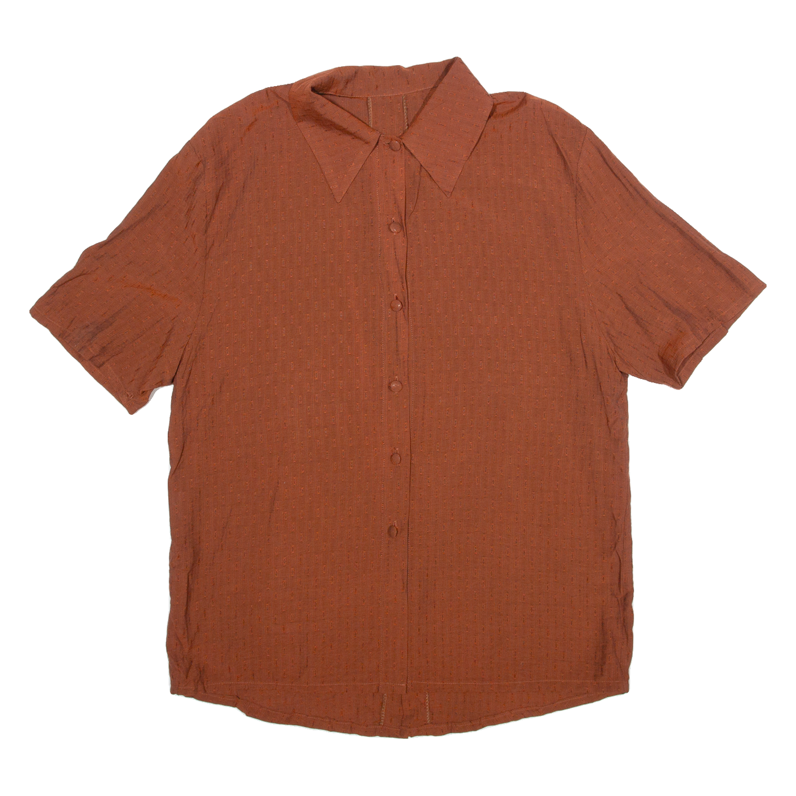 Womens Shirt Orange Striped L Refurbished - N/A refurbished available on Cerqular