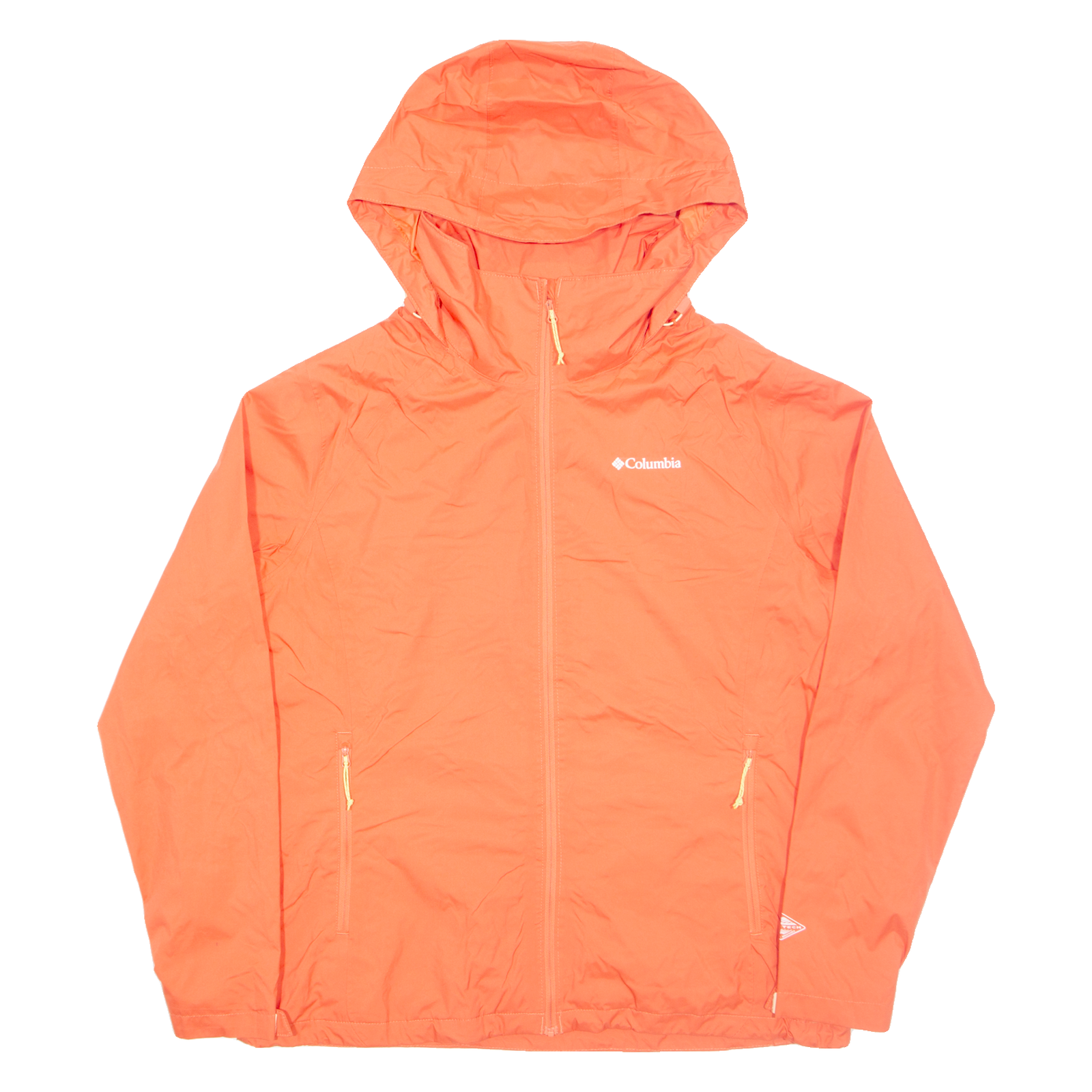 COLUMBIA Lightweight Womens Jacket Orange Hooded XL Refurbished - N/A refurbished available on Cerqular