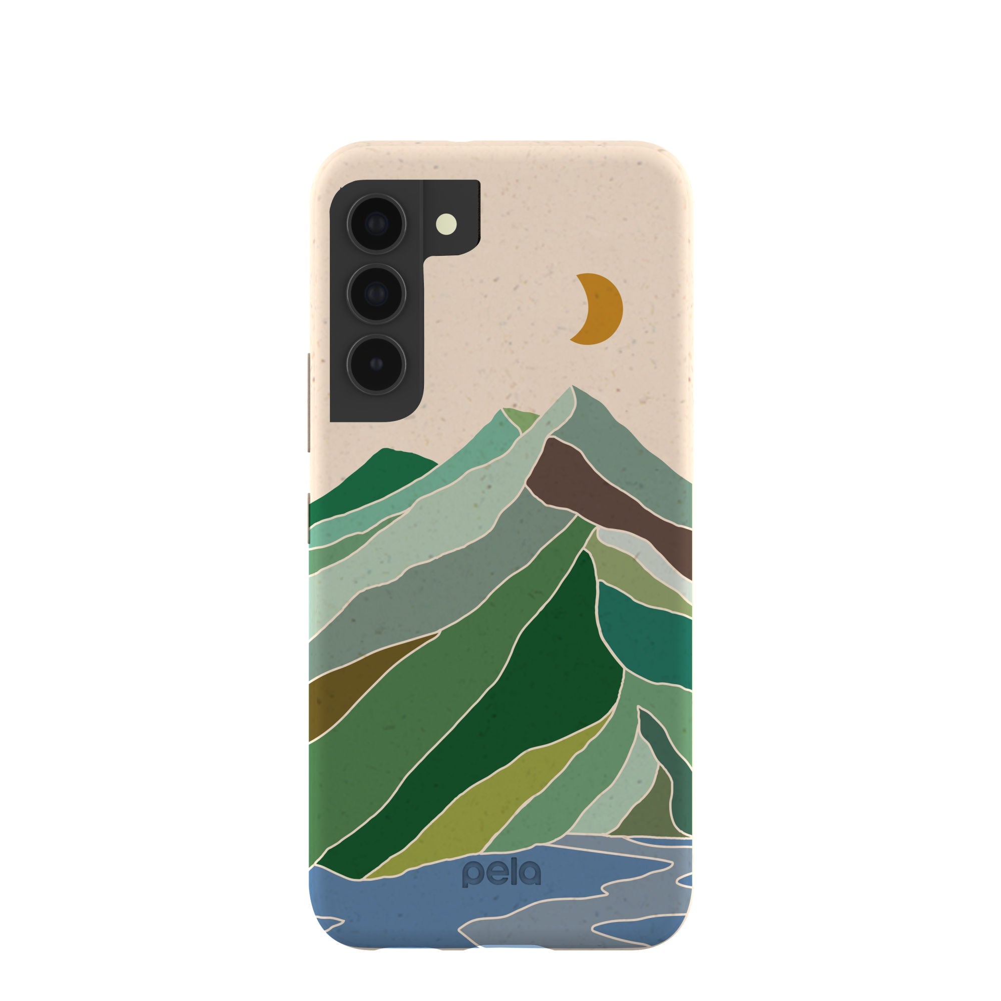 Seashell Mountain Sketch Samsung Galaxy S22 Case Refurbished - Pela Case refurbished available on Cerqular