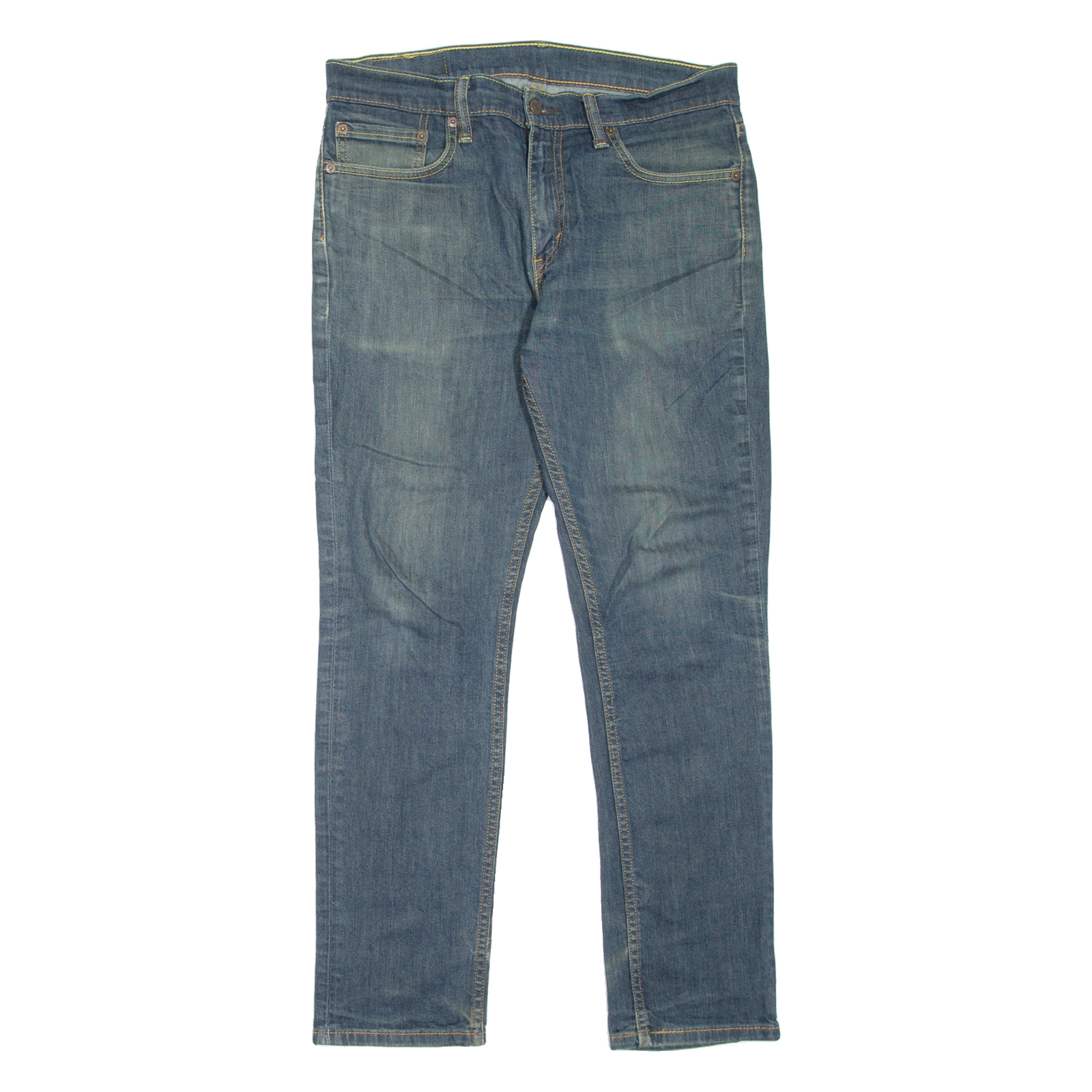 LEVI'S 511 Jeans Mens Blue Slim Straight Stone Wash W33 L30 Refurbished - N/A refurbished available on Cerqular