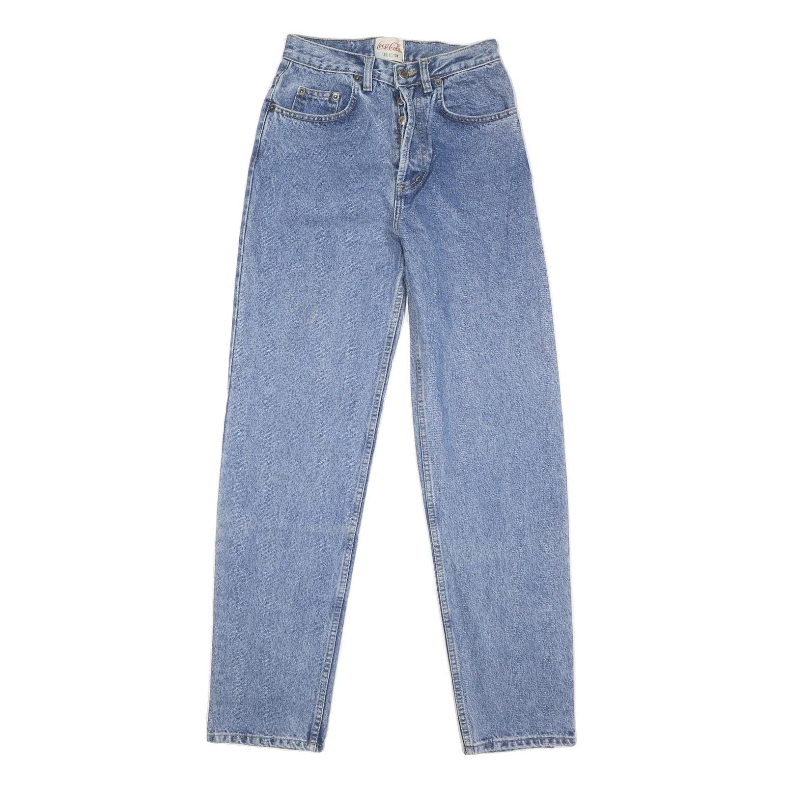 COCA COLA Mens Regular Fit Jeans Blue Denim Cotton Blend Button W36 L31 Classic Refurbished - N/A refurbished available on Cerqular