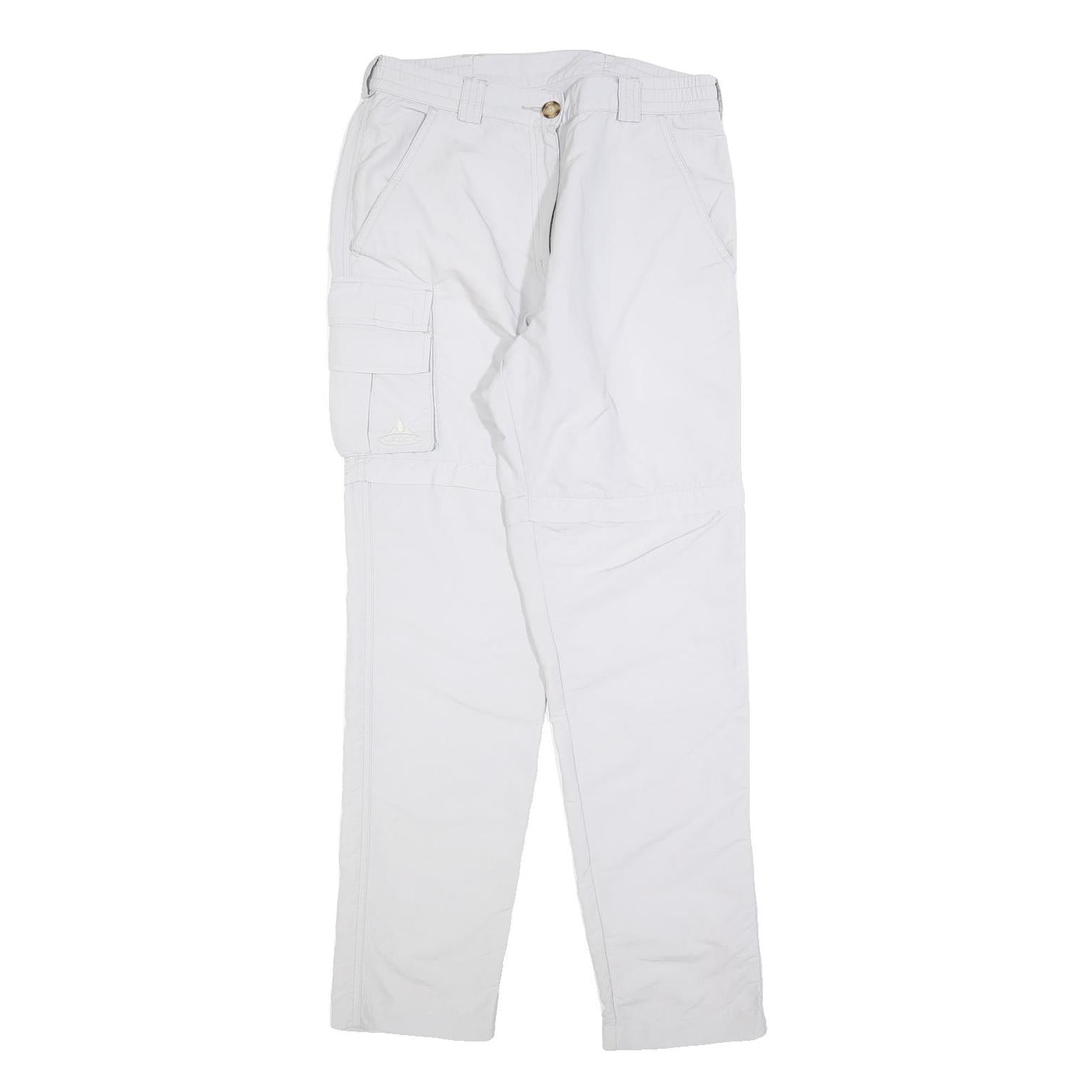 VAUDE Womens Slim White Trousers Zip Pockets W30 L30 Outdoor Casual Refurbished - N/A refurbished available on Cerqular