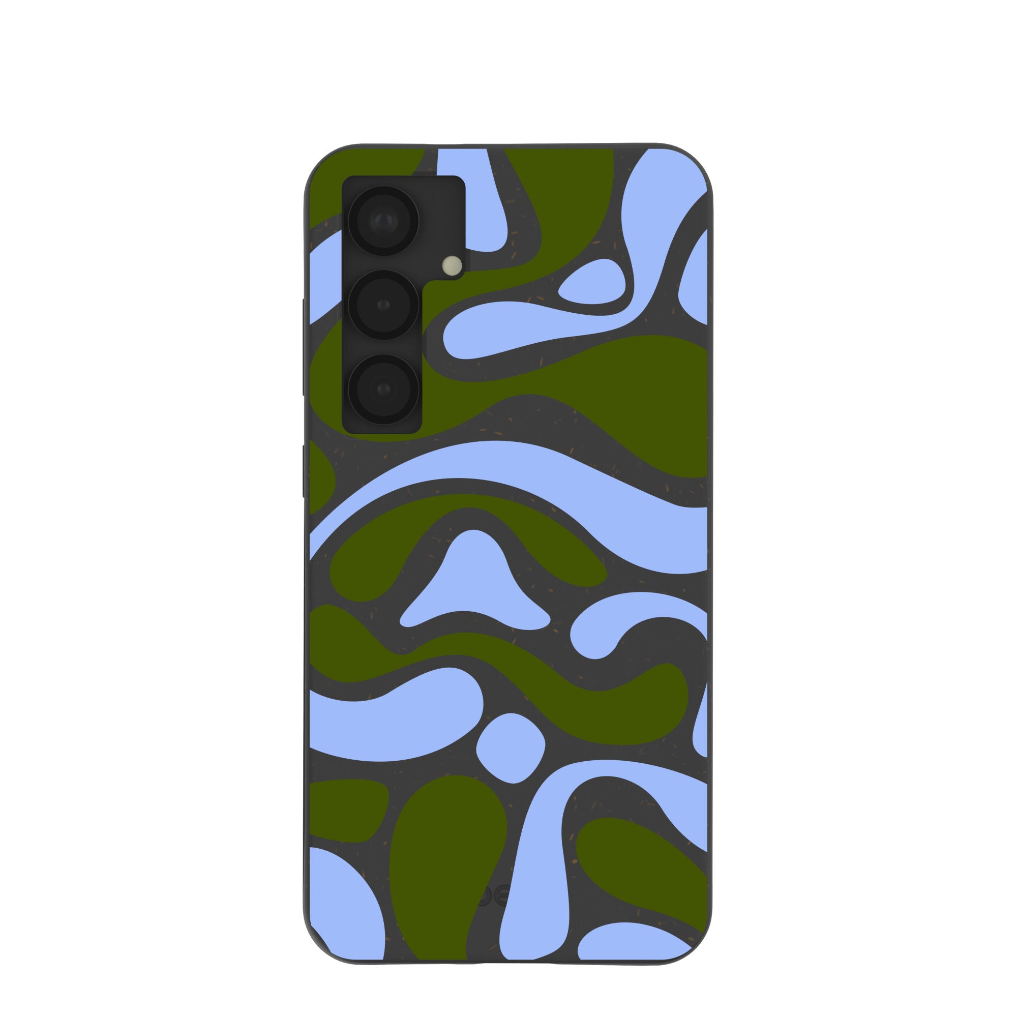 Black Curve and Flow Samsung Galaxy S25+(Plus) Case Refurbished - Pela Case refurbished available on Cerqular