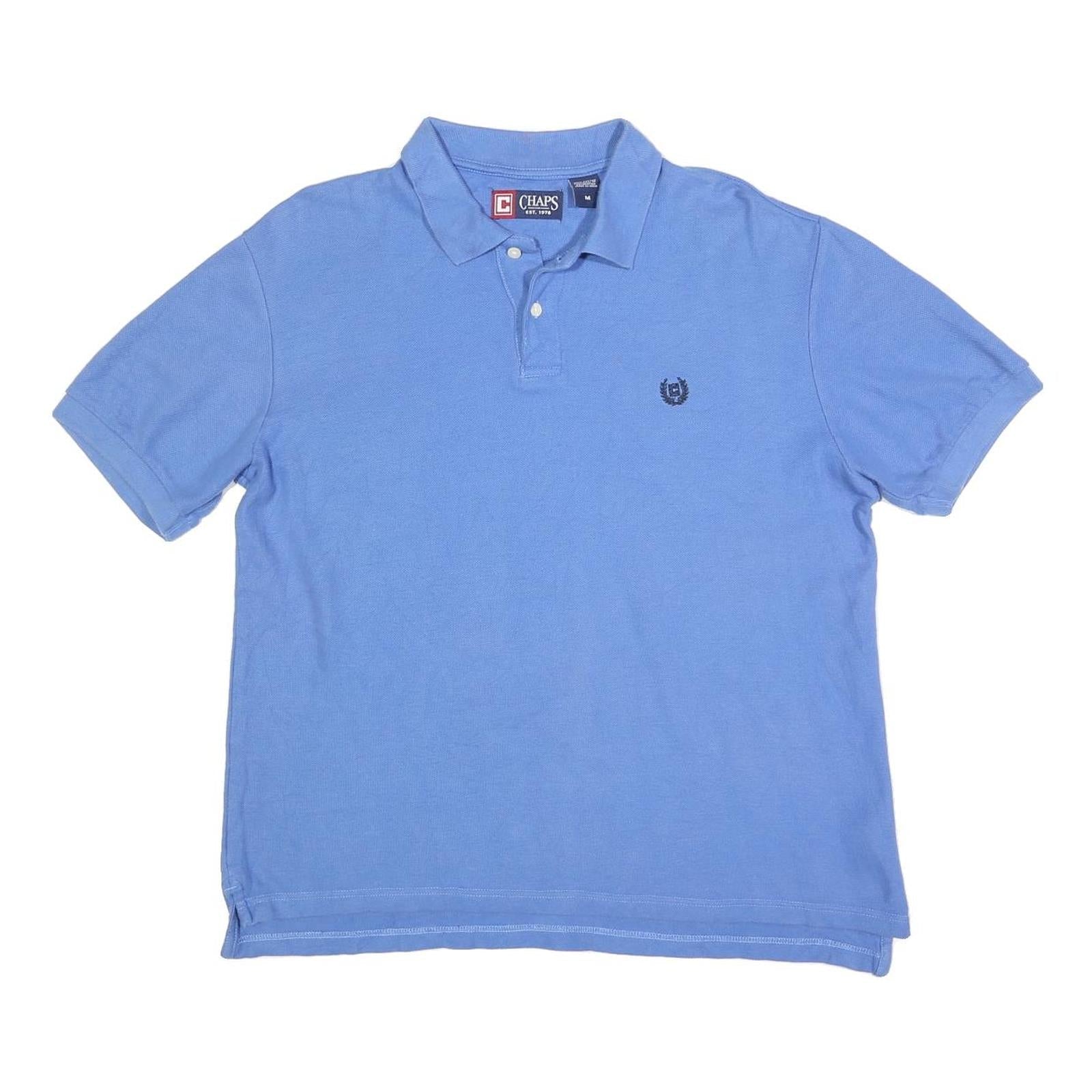 Buy CHAPS Mens Blue Cotton Blend Polo Shirt Short Sleeve M Classic Fit Casual Refurbished - $24.69 CHAPS Mens Blue Cotton Blend Polo Shirt Short Sleeve M Classic Fit Casual Refurbished - N/A refurbished available on Cerqular