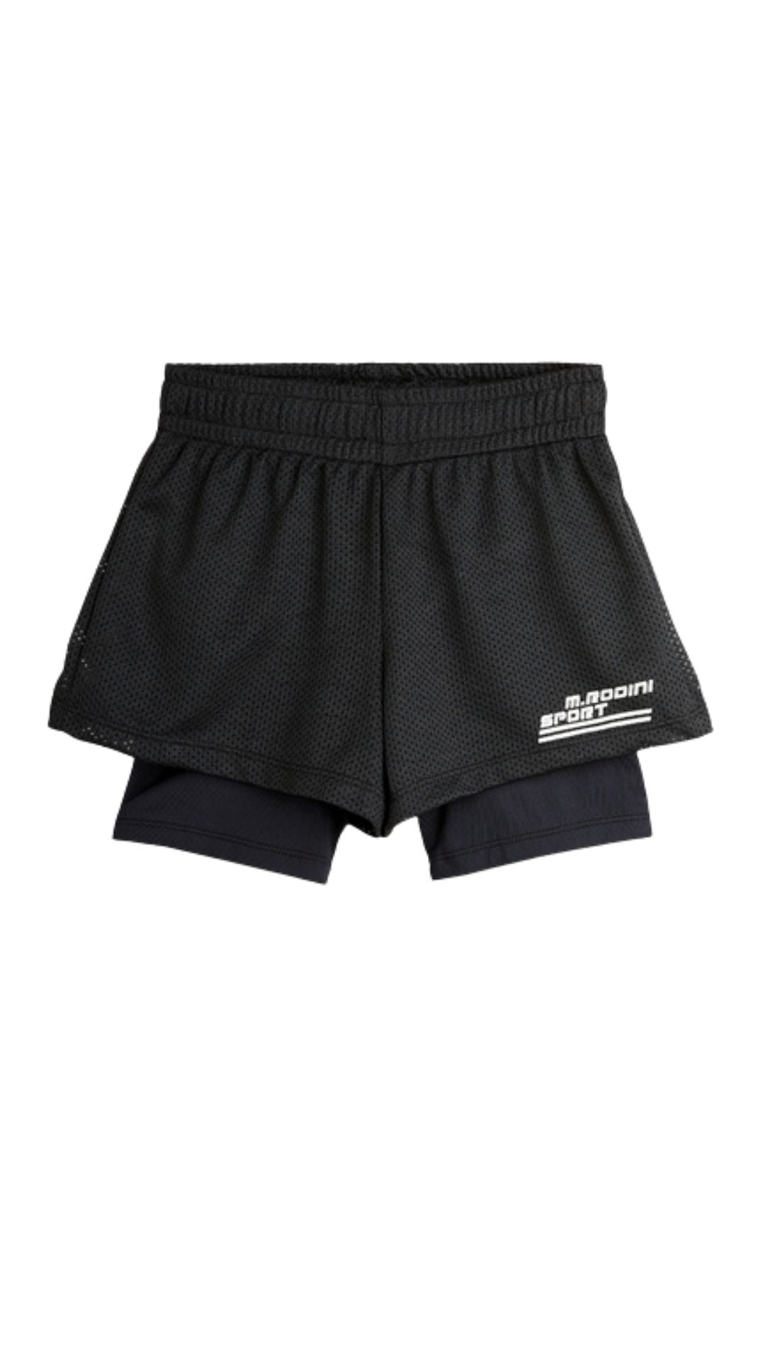 M.Rodini Sport Kids Combined Shorts - Black | Size: 92/98cm Refurbished - N/A (Note: This brand may not be well-known globally refurbished available on Cerqular