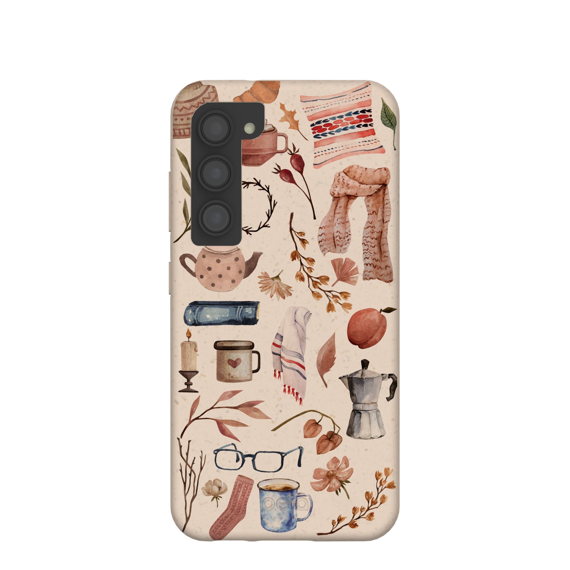 Seashell Creature Comforts Samsung Galaxy S23 Case Refurbished - Pela Case refurbished available on Cerqular