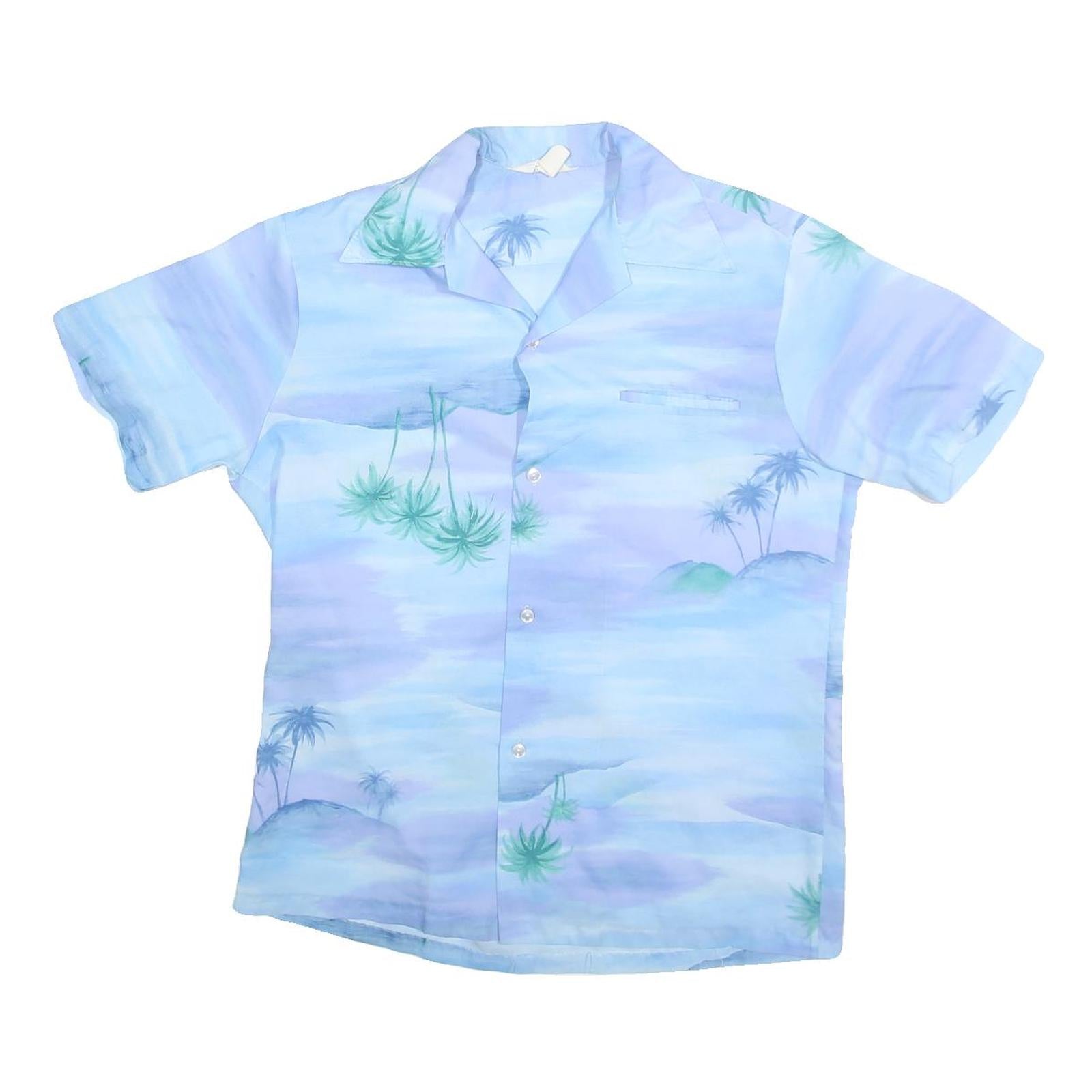 Buy KAI NANI Mens Blue & Green Hawaiian Shirt M Cotton Short Sleeve Relaxed Fit Refurbished - $19.49 KAI NANI Mens Blue & Green Hawaiian Shirt M Cotton Short Sleeve Relaxed Fit Refurbished - N/A refurbished available on Cerqular