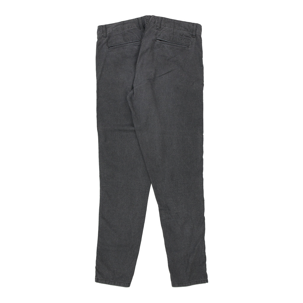Napapijri Trousers - 35W 34L Grey Cotton Refurbished - Thrifted (note: this is a term often used to describe second- refurbished available on Cerqular