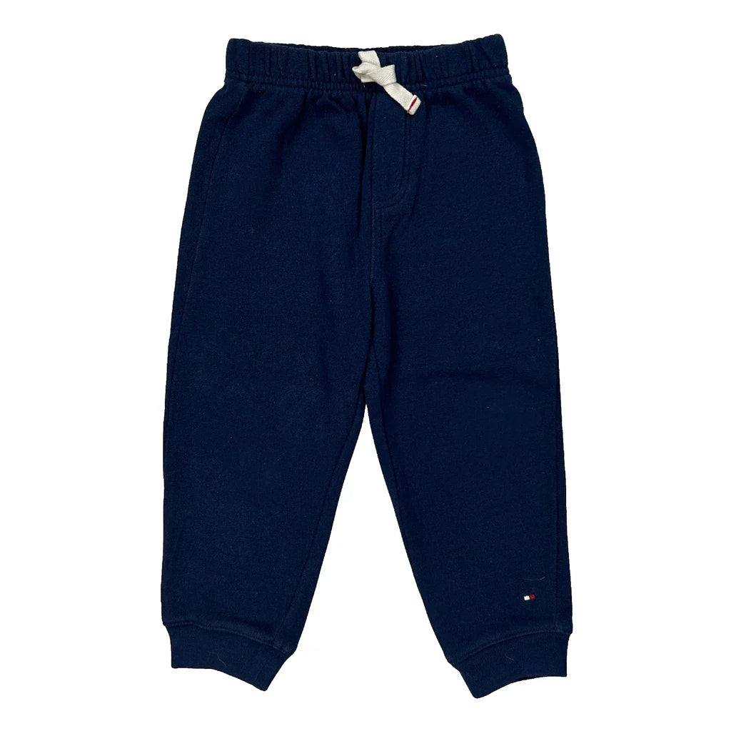 Age 24 Months Tommy Hilfiger Joggers - 3XS Navy Cotton Refurbished - Thrifted (note: this is a term often used to describe second- refurbished available on Cerqular