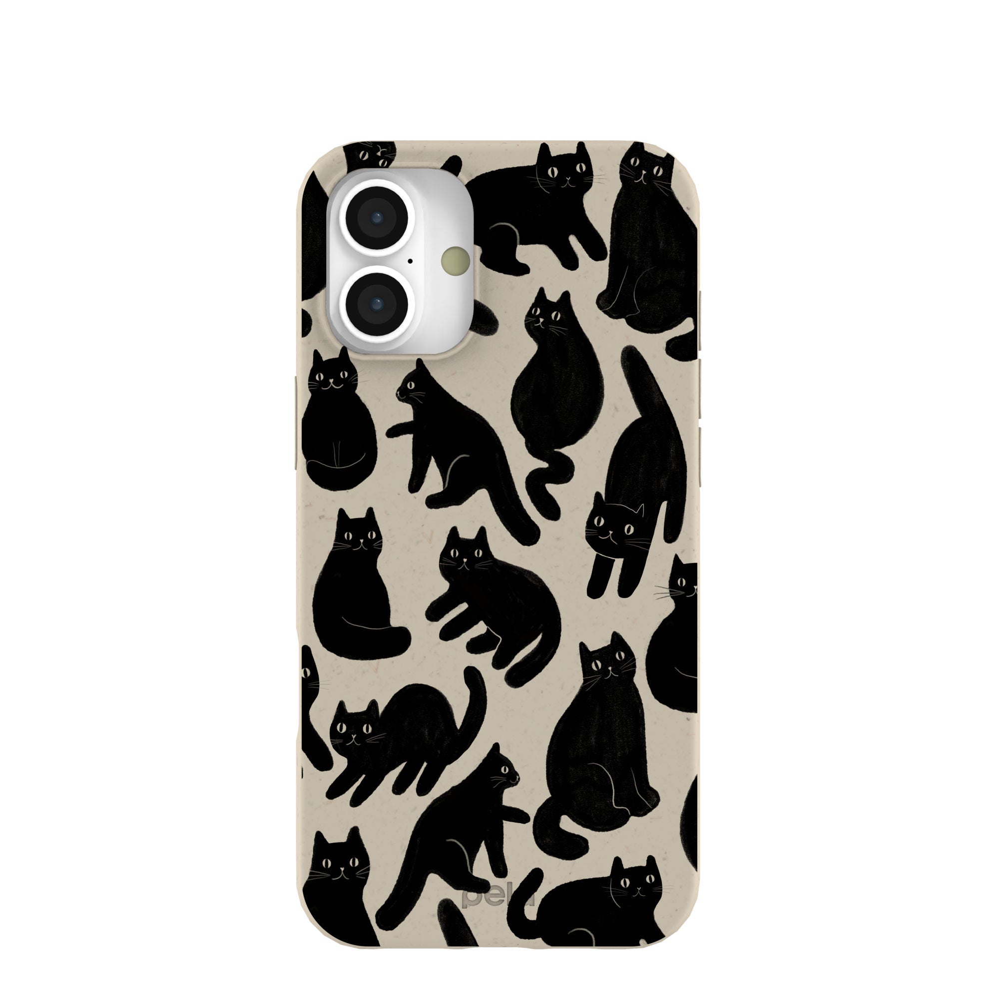 London Fog Night Meowers iPhone 16 Plus Case Refurbished - Pela Case refurbished available on Cerqular