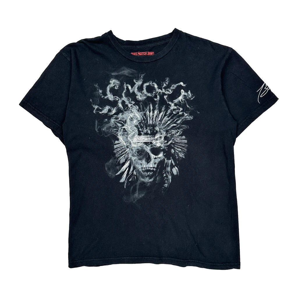 Buy Panic Switch Army T-Shirt - Large Black Cotton Refurbished - $46.89 Panic Switch Army T-Shirt - Large Black Cotton Refurbished - Thrifted (note: this is a term often used to describe second- refurbished available on Cerqular