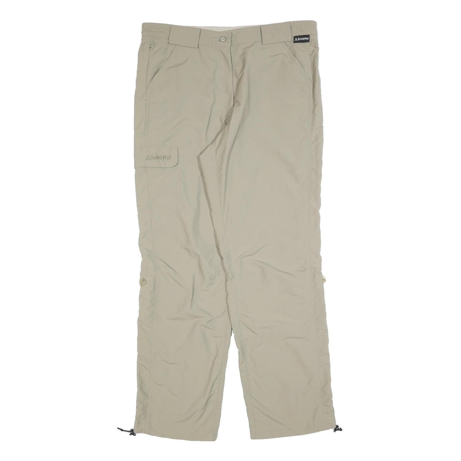 SCHOFFEL Womens Beige Regular Fit Zip Trousers W34 L32 Lightweight Outdoor Refurbished - N/A refurbished available on Cerqular