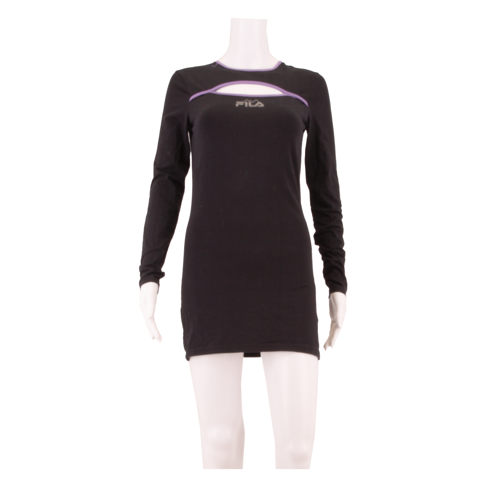 Buy FILA Sports Womens Bodycon Dress Black Long Sleeve Knee Length S Refurbished - $33.79 FILA Sports Womens Bodycon Dress Black Long Sleeve Knee Length S Refurbished - N/A refurbished available on Cerqular