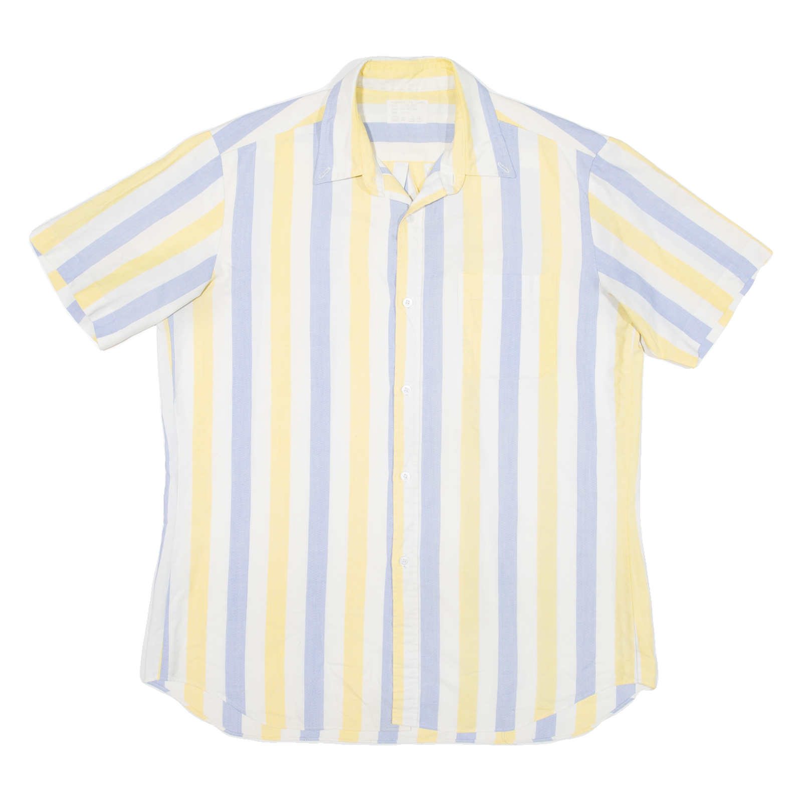 Mens Shirt Yellow Striped L Refurbished - N/A refurbished available on Cerqular