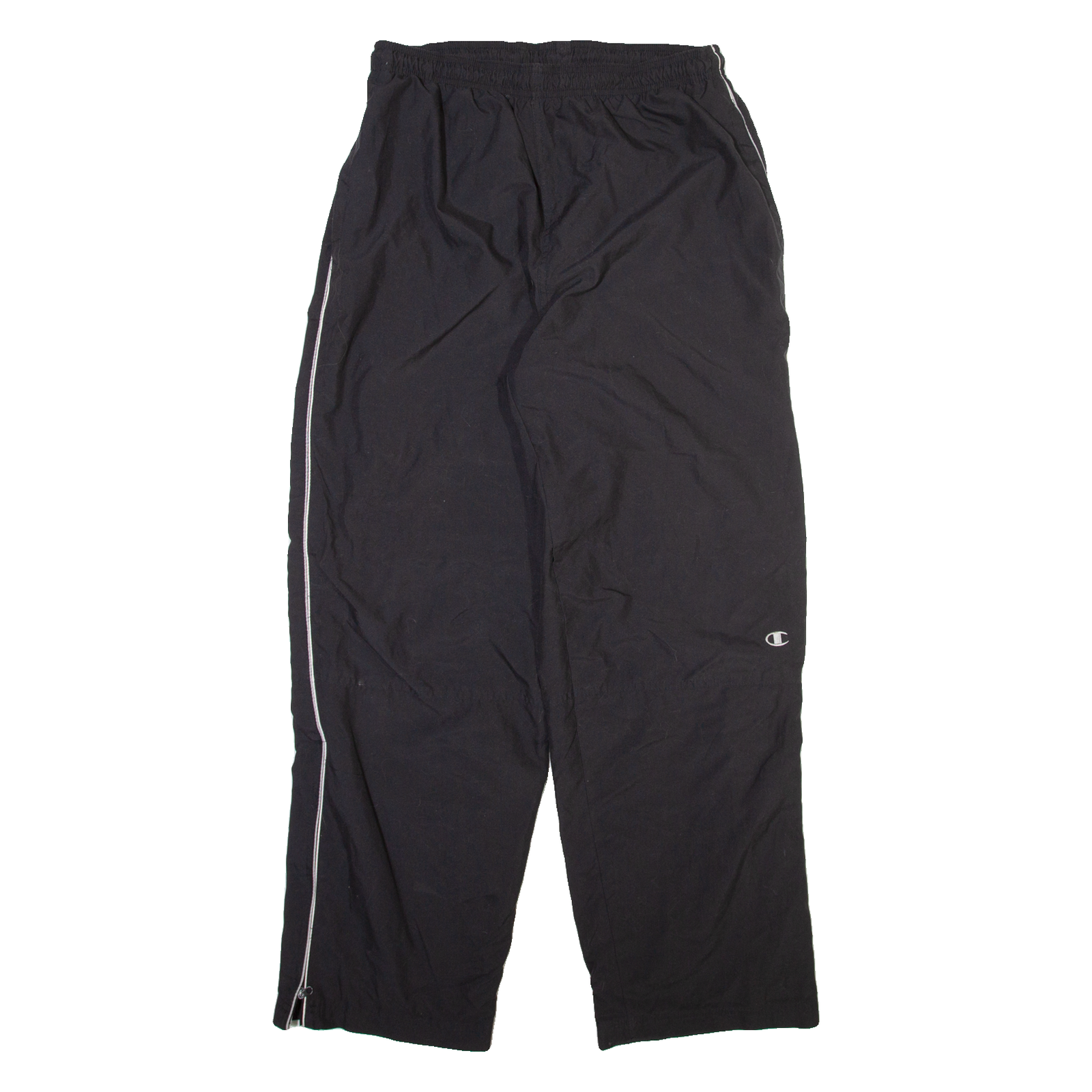 CHAMPION Mens Track Pants Black Straight M W28 L30 Refurbished - N/A refurbished available on Cerqular