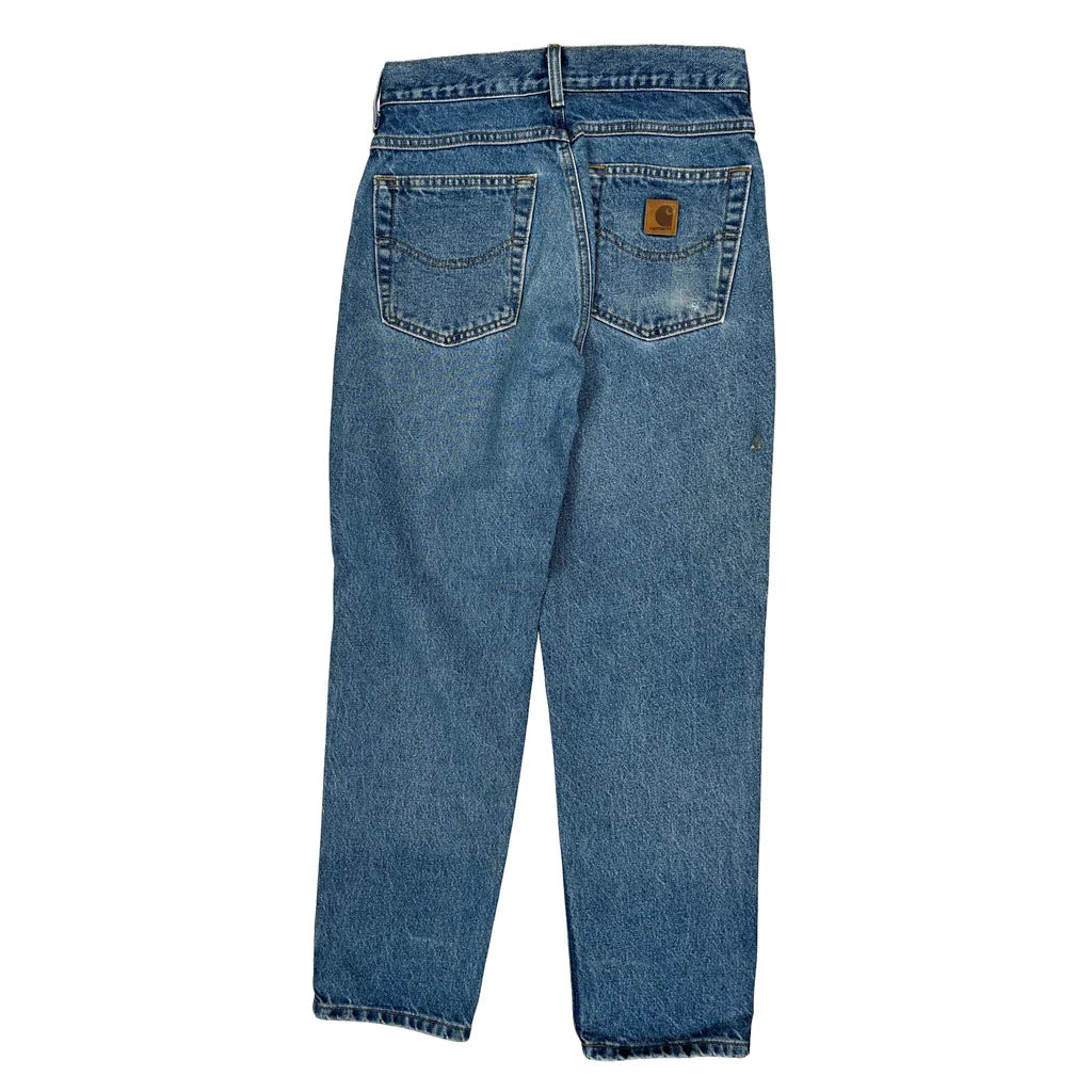 Carhartt Jeans - 28W UK 8 Blue Cotton Refurbished - Thrifted (note: this is a term often used to describe second- refurbished available on Cerqular