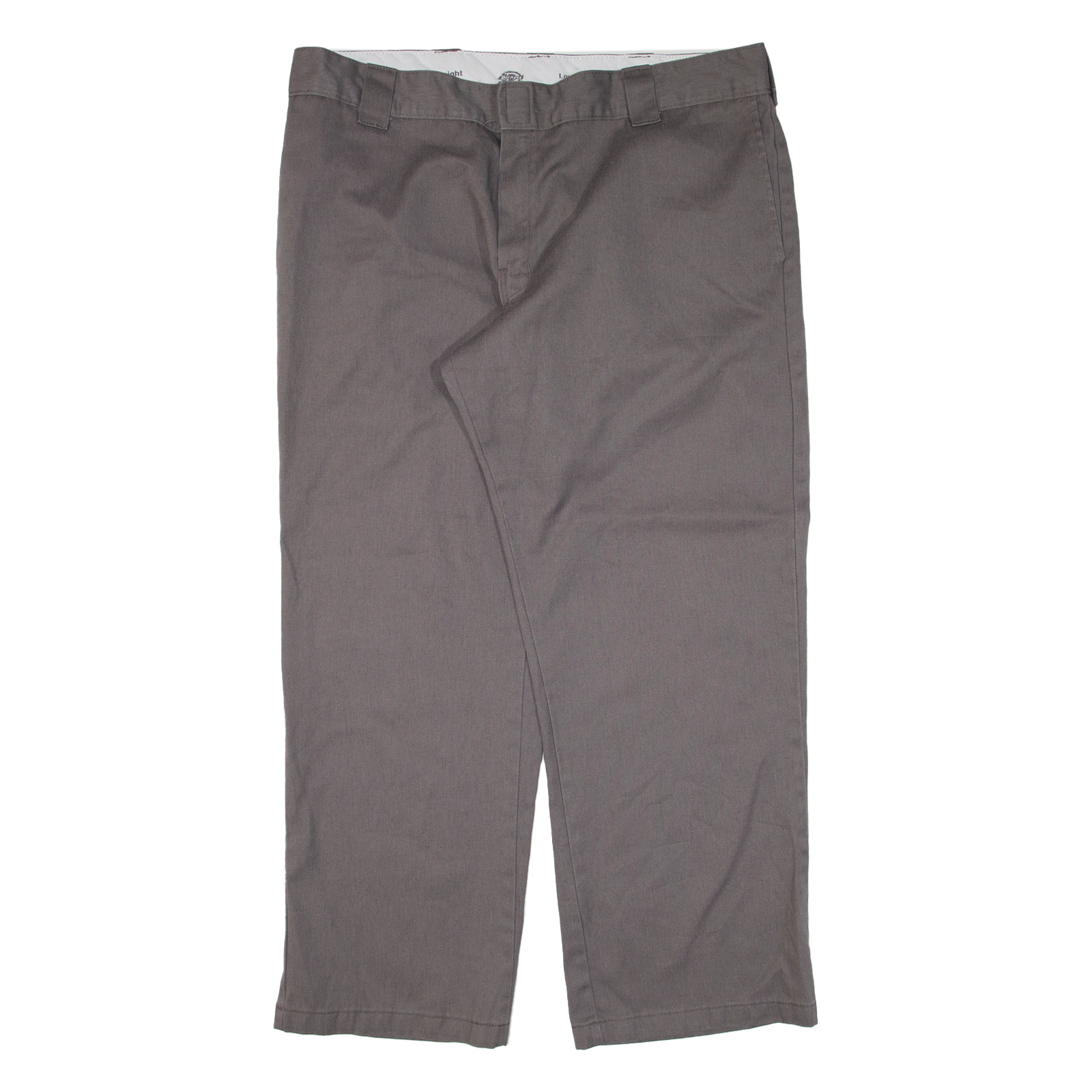 DICKIES Low Workwear Mens Trousers Grey Regular Straight W38 L30 Refurbished - N/A refurbished available on Cerqular