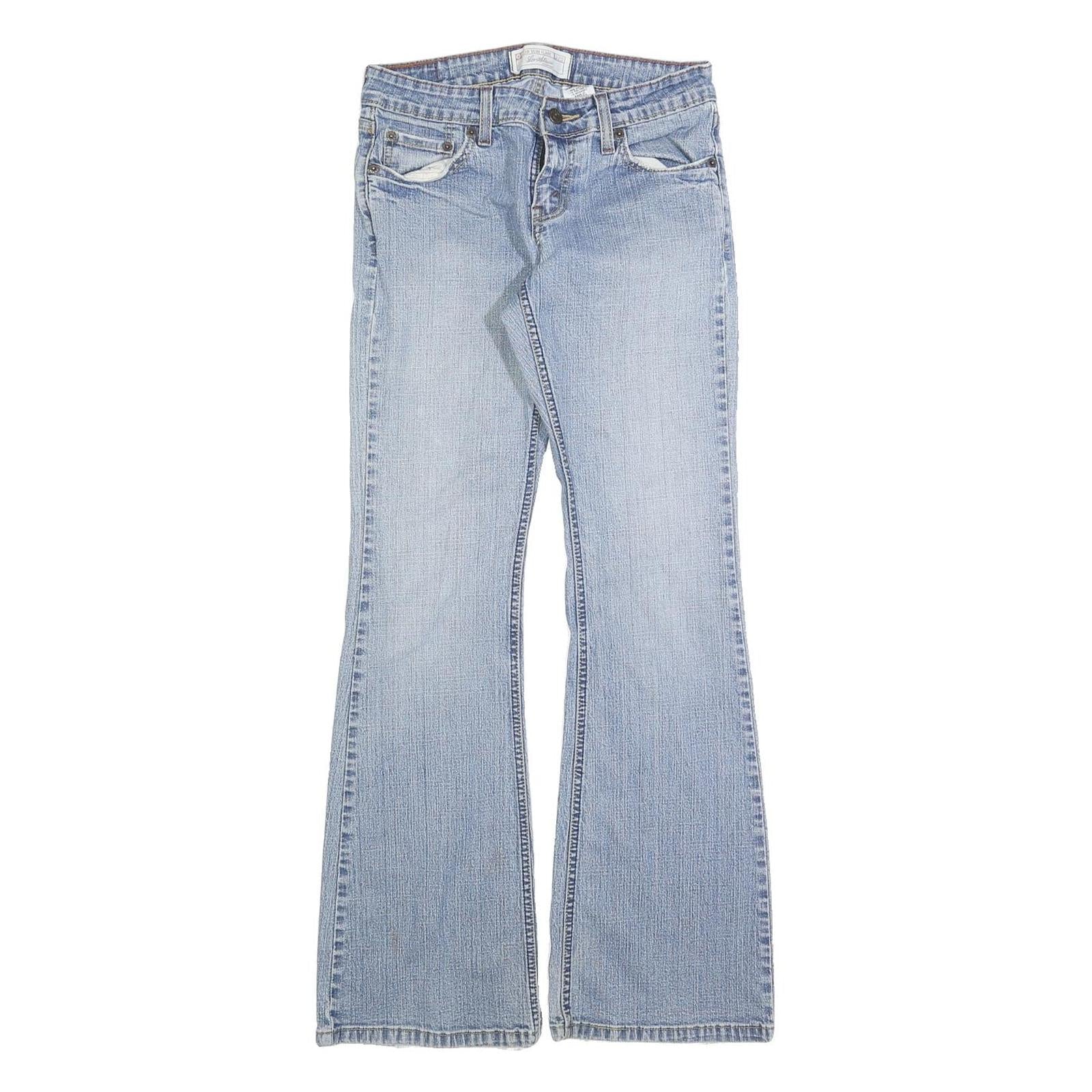 Buy LEVI'S Womens Regular Fit Blue Cotton Blend Denim Flared Jeans W26 L30 Classic Refurbished - $41.59 LEVI'S Womens Regular Fit Blue Cotton Blend Denim Flared Jeans W26 L30 Classic Refurbished - N/A refurbished available on Cerqular