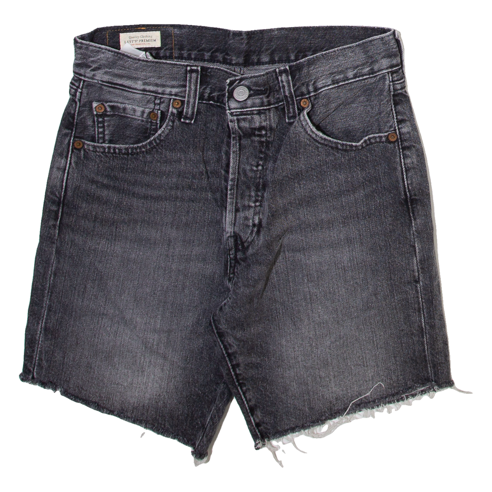 LEVI'S 501 93 Big E Womens Denim Shorts Grey S W29 Refurbished - N/A refurbished available on Cerqular