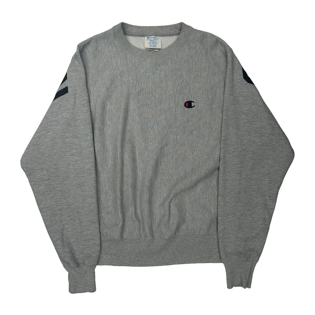 Buy Reverse Weave Champion Spellout Sweatshirt - Small Grey Cotton Refurbished - $66.99 Reverse Weave Champion Spellout Sweatshirt - Small Grey Cotton Refurbished - Thrifted (note: this is a term often used to describe second- refurbished available on Cerqular