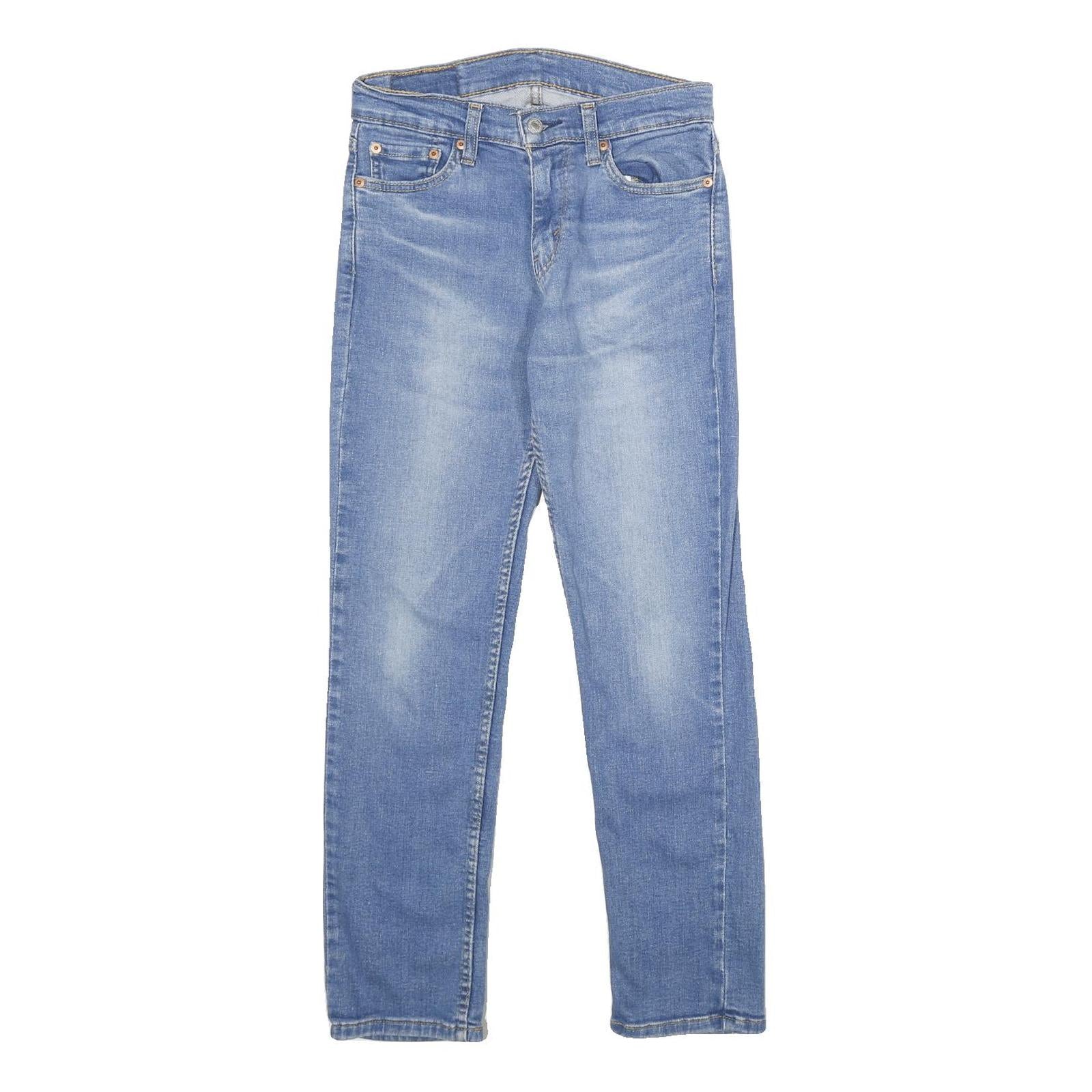 LEVI'S 511 Mens Slim Blue Denim Light W28 L30 Jeans Cotton Blend Zip Closure Refurbished - N/A refurbished available on Cerqular