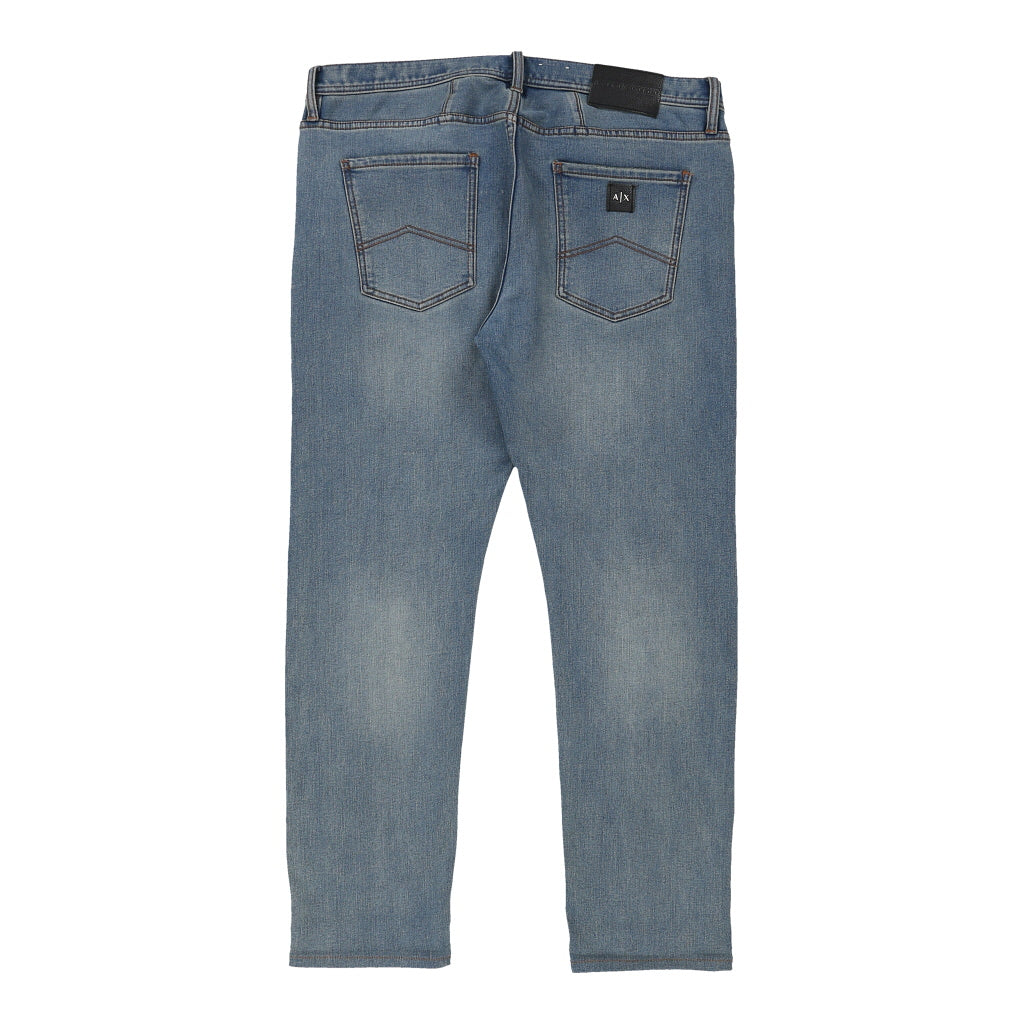 Armani Exchange Slim Jeans - 39W 31L Blue Cotton Refurbished - Thrifted (note: this is a term often used to describe second- refurbished available on Cerqular
