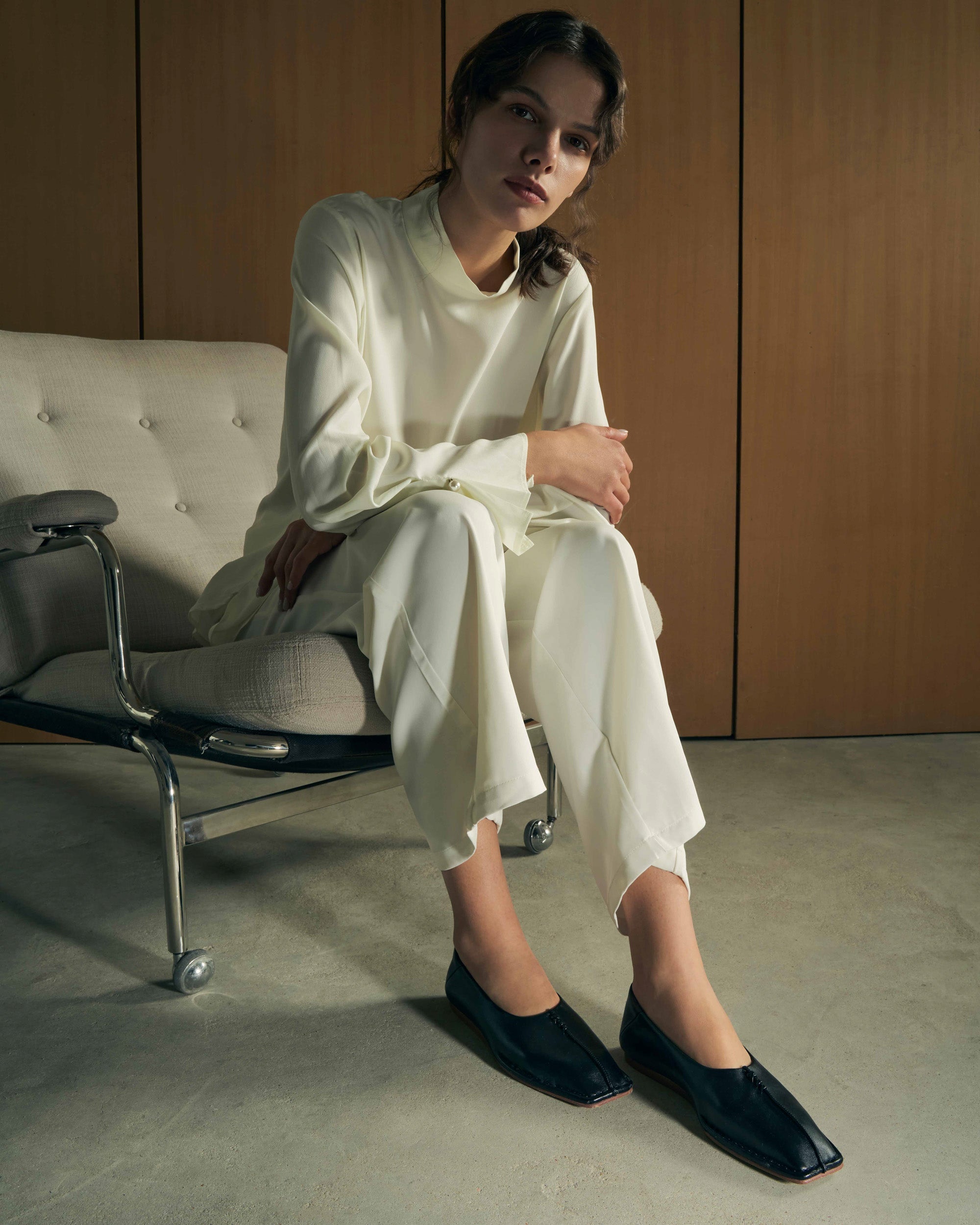 GAIA Flats – BLACK | Size: EU36 | Color: Black Refurbished - ONE (assuming it refers to the brand "ONE") refurbished available on Cerqular