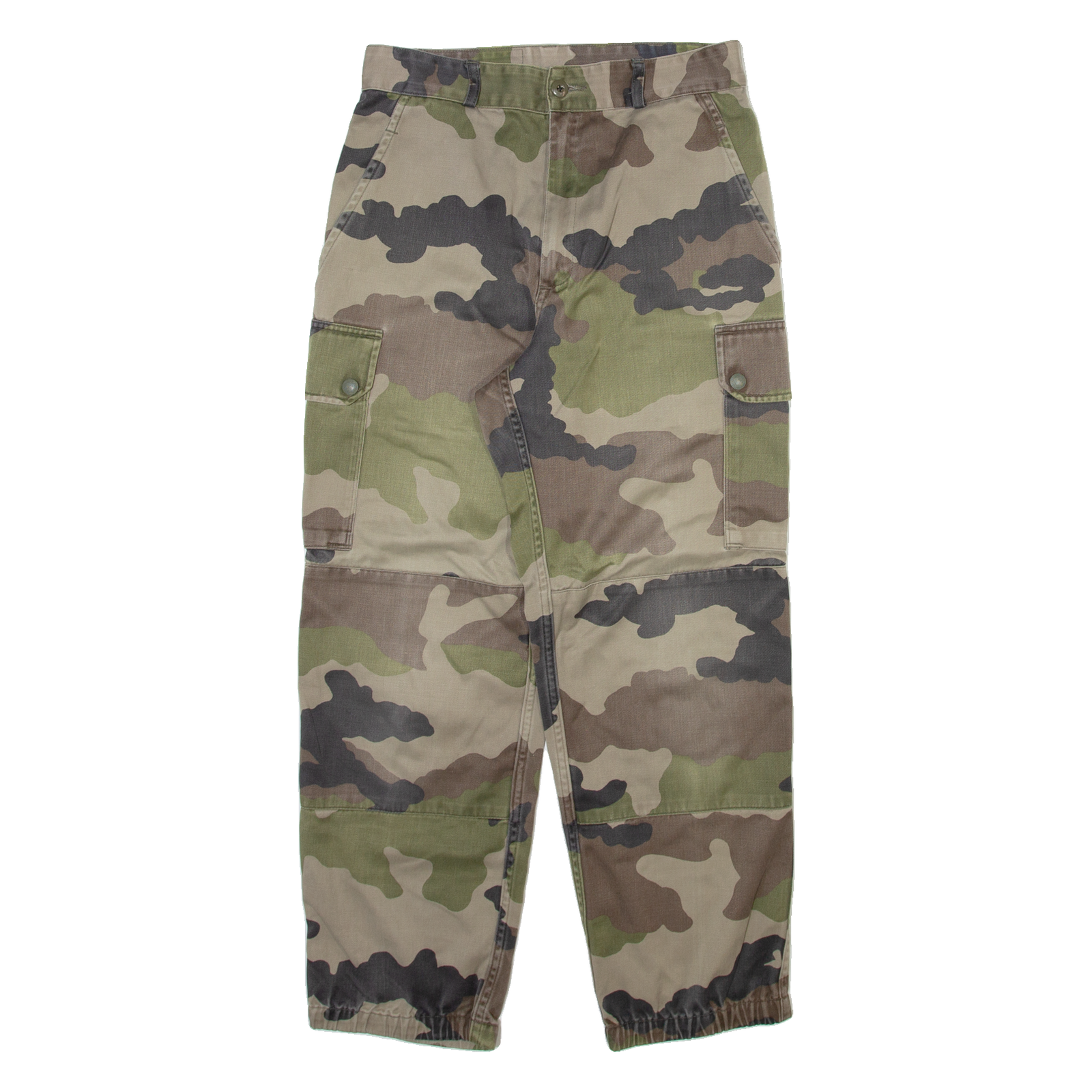 Camo Cargo Womens Trousers Green Relaxed Tapered W24 L26 Refurbished - N/A refurbished available on Cerqular