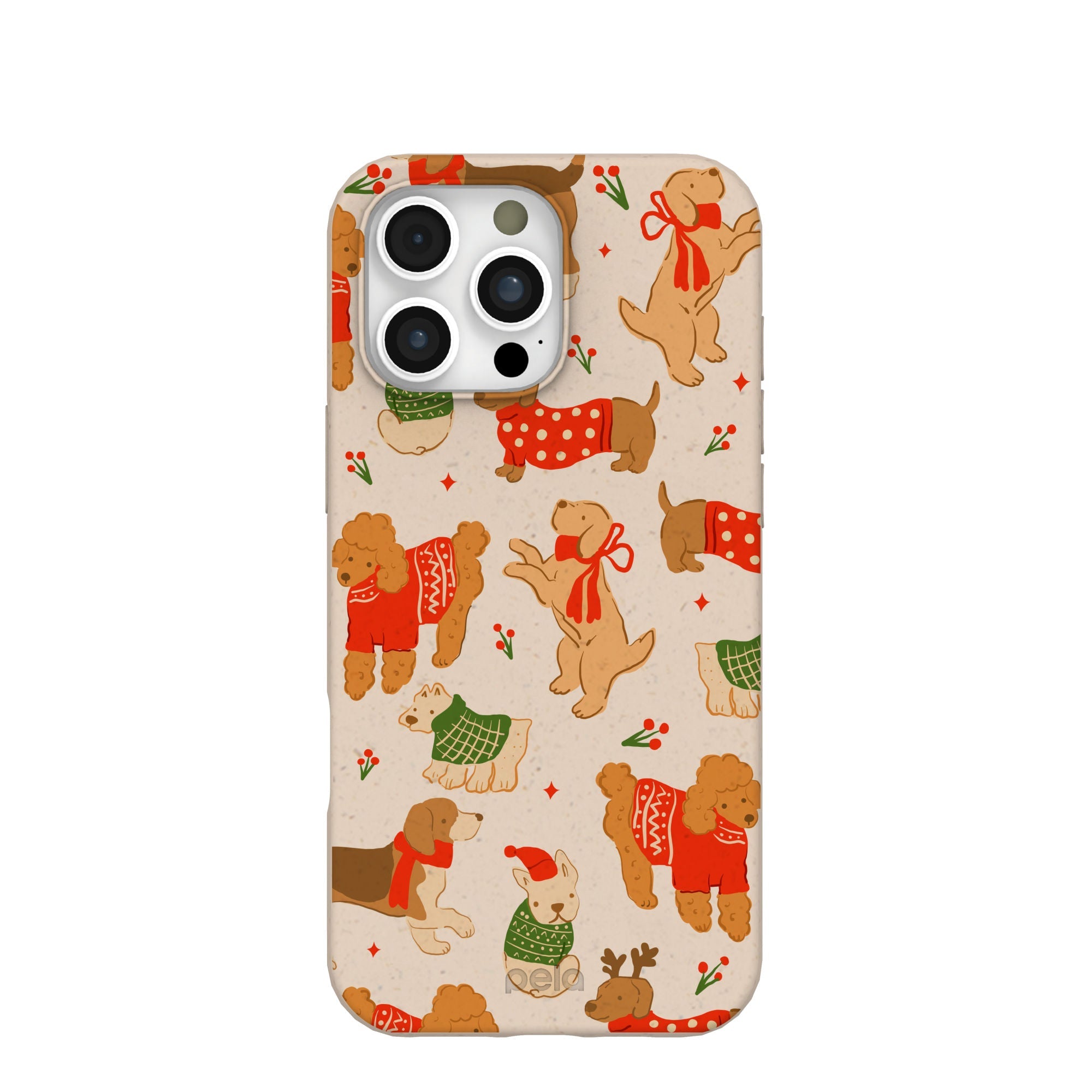 Seashell Jolly Doggos iPhone 16 Pro Max Case Refurbished - Pela Case refurbished available on Cerqular