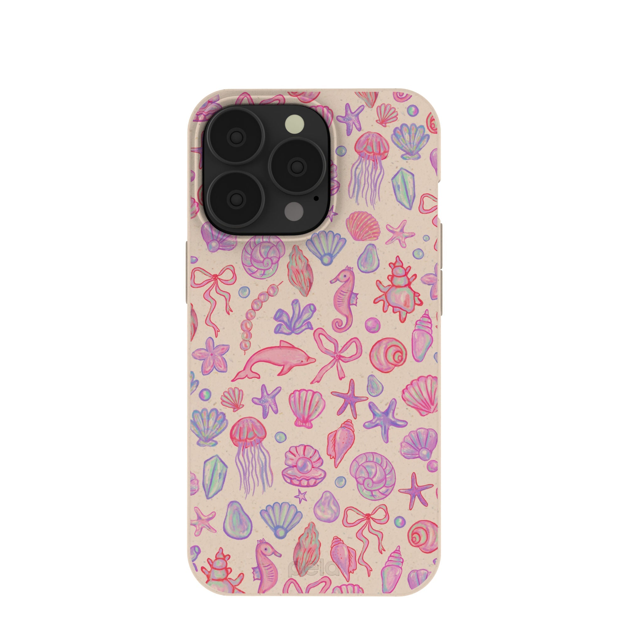 Seashell Mermaid Dreams iPhone 13 Pro Case Refurbished - Pela Case refurbished available on Cerqular