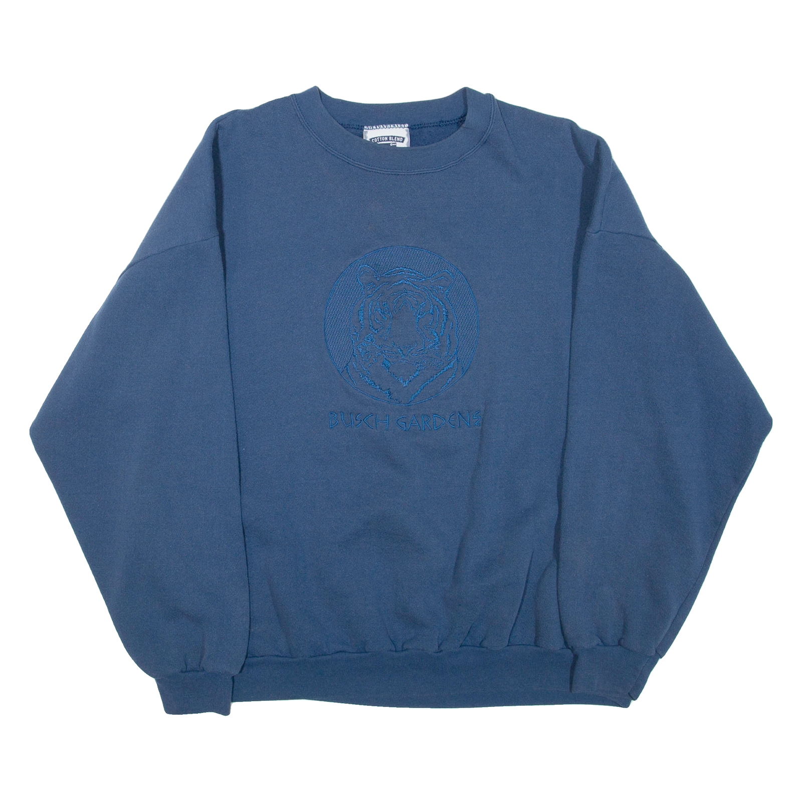 LEE Busch Gardens Womens Sweatshirt Blue Crew Neck 2XL Refurbished - N/A refurbished available on Cerqular