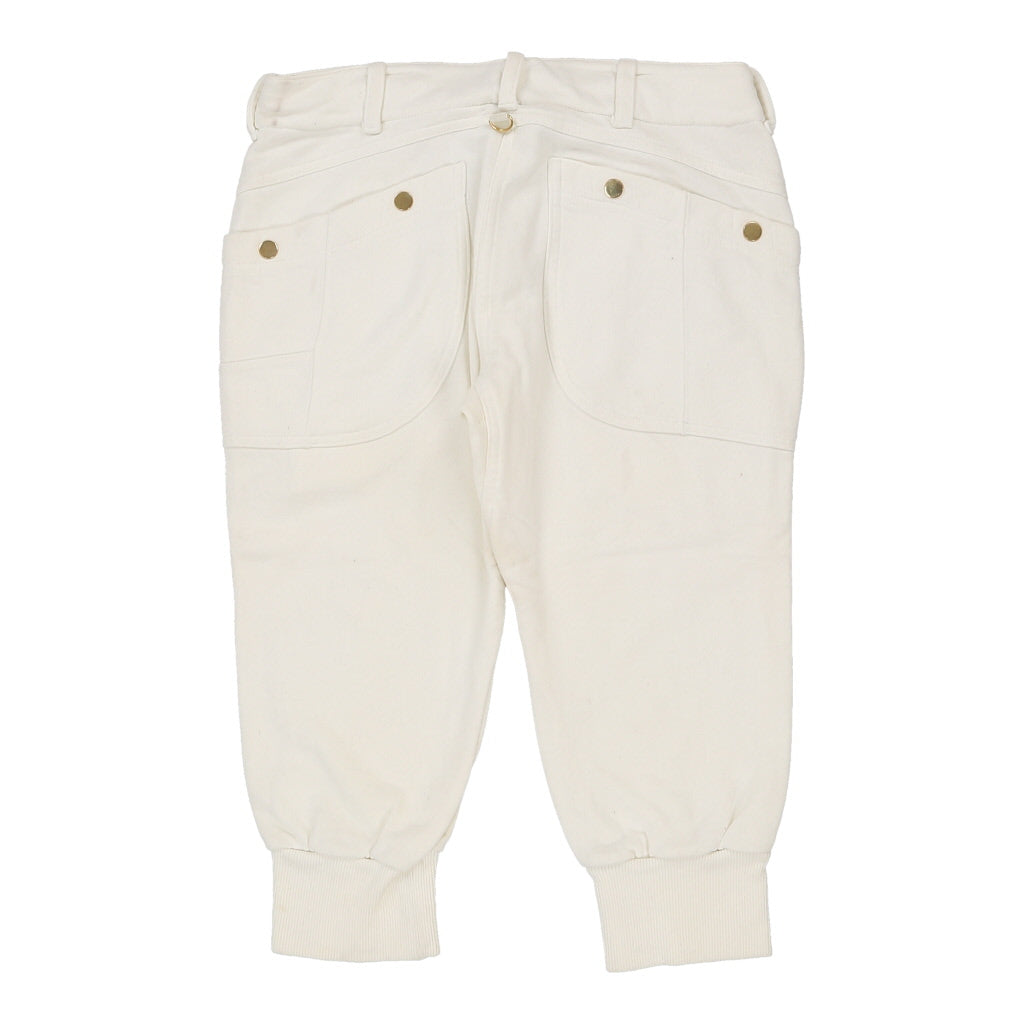 Nike Shorts - Small White Cotton Refurbished - Thrifted (note: this is a term often used to describe second- refurbished available on Cerqular
