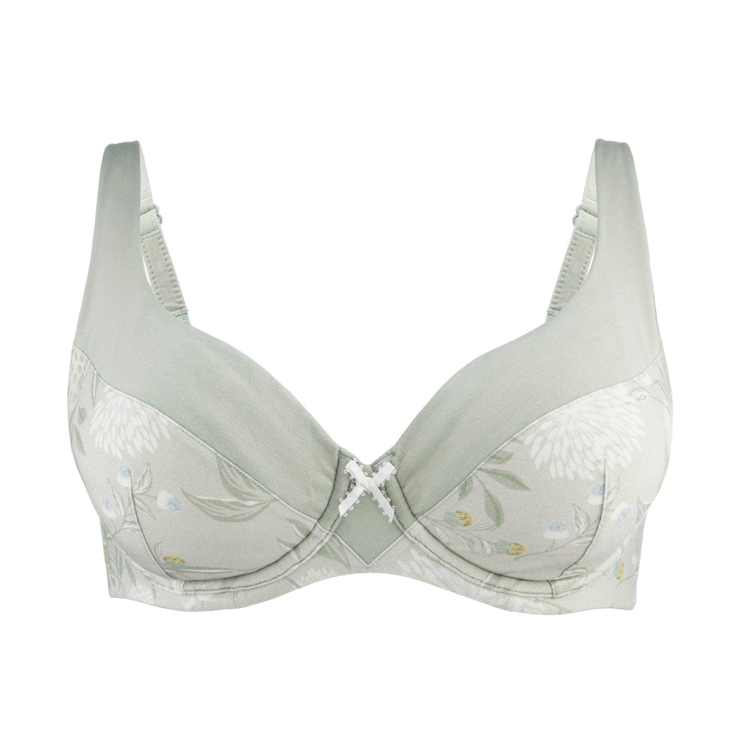 Valentina- Silk & Organic Cotton Underwired Full Cup Support Bra | Size: 34DD Refurbished - Julie May Lingerie refurbished available on Cerqular