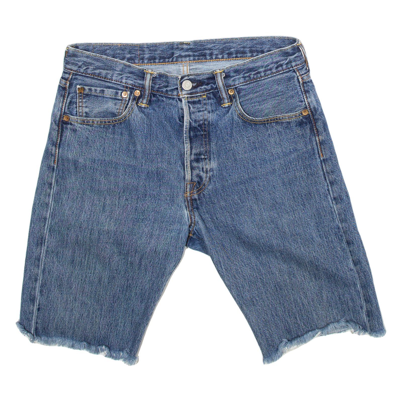 LEVI'S 501 Mens Jorts Shorts Blue S W30 Refurbished - N/A refurbished available on Cerqular
