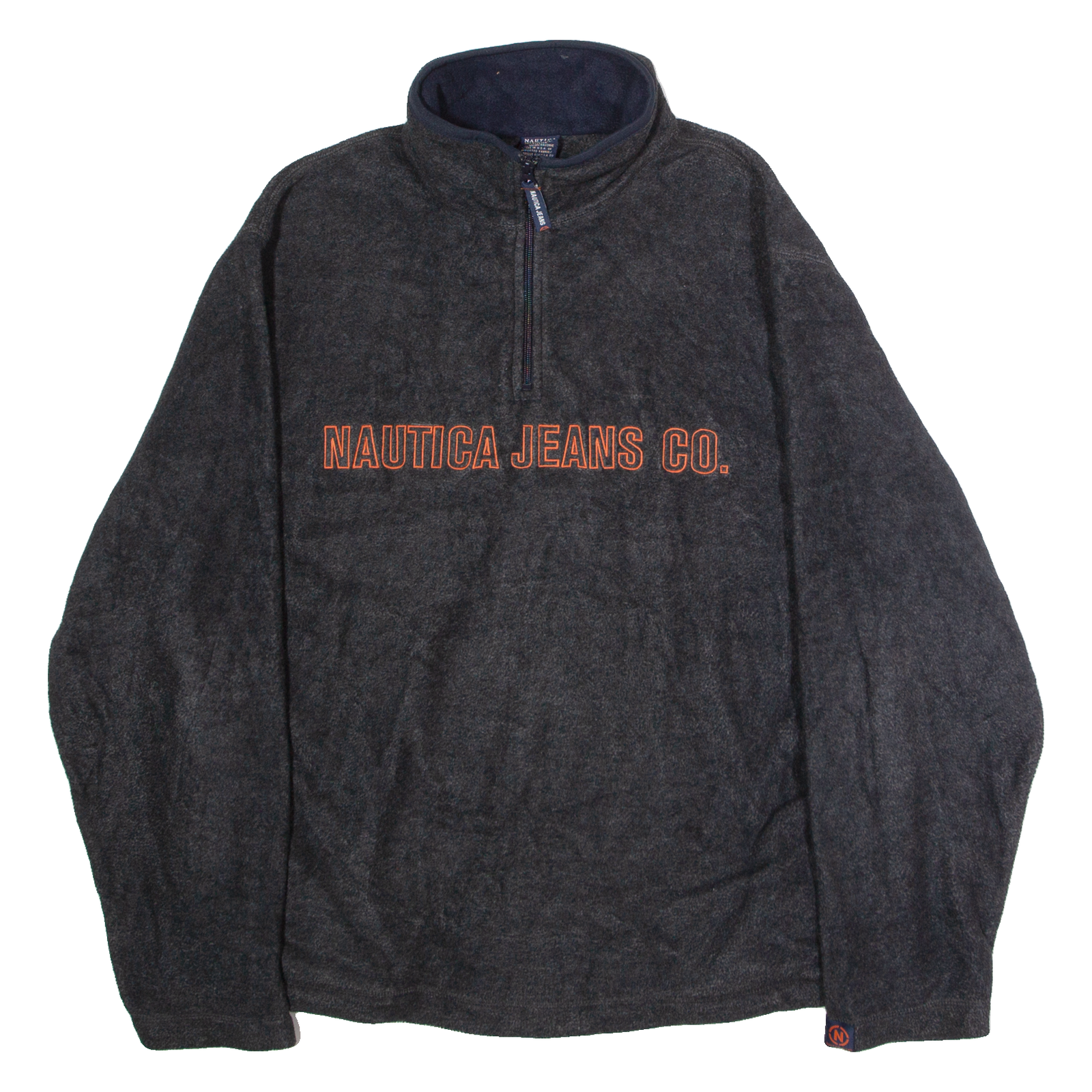 NAUTICA Mens Fleece Grey 1/4 Zip L Refurbished - N/A refurbished available on Cerqular