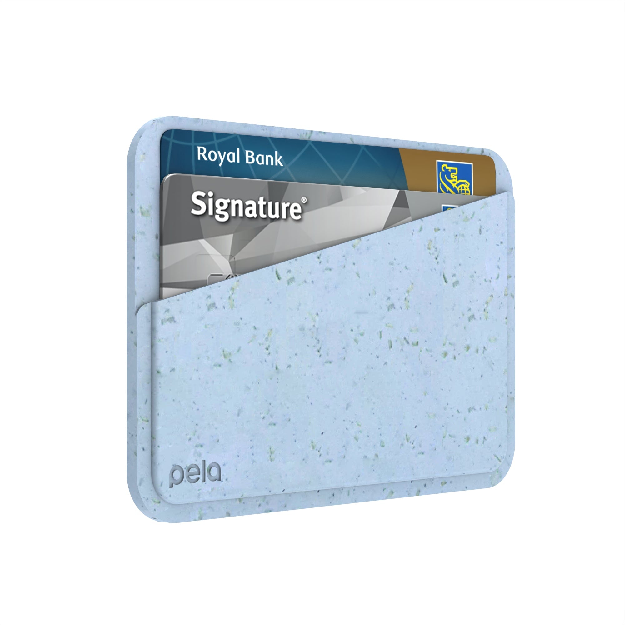 Powder Blue Mini Wallet Refurbished - Pela Case refurbished available on Cerqular