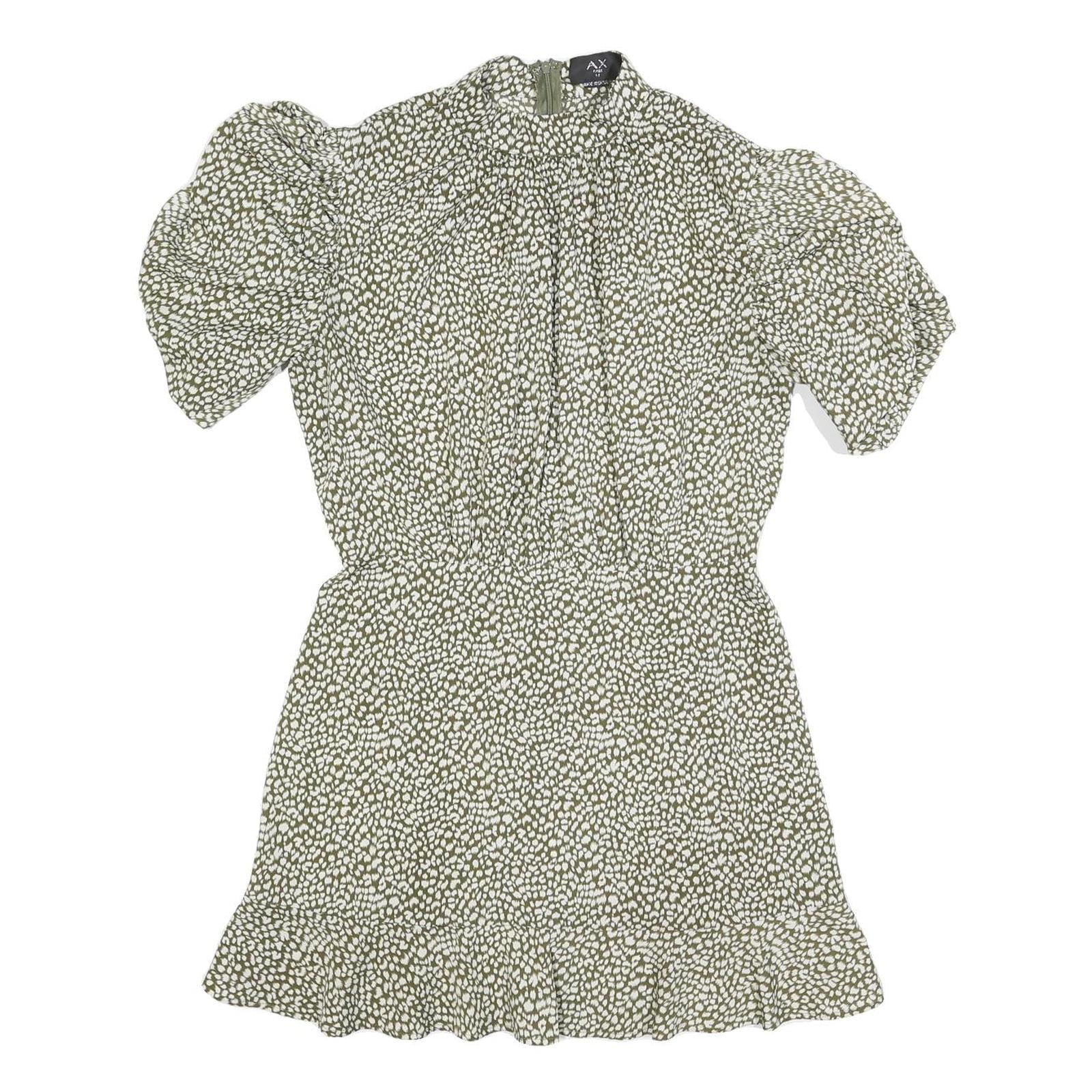 Buy AX PARIS Womens Green & White Floral Day Dress Polyester Short Sleeve Short M Refurbished - $27.29 AX PARIS Womens Green & White Floral Day Dress Polyester Short Sleeve Short M Refurbished - N/A refurbished available on Cerqular