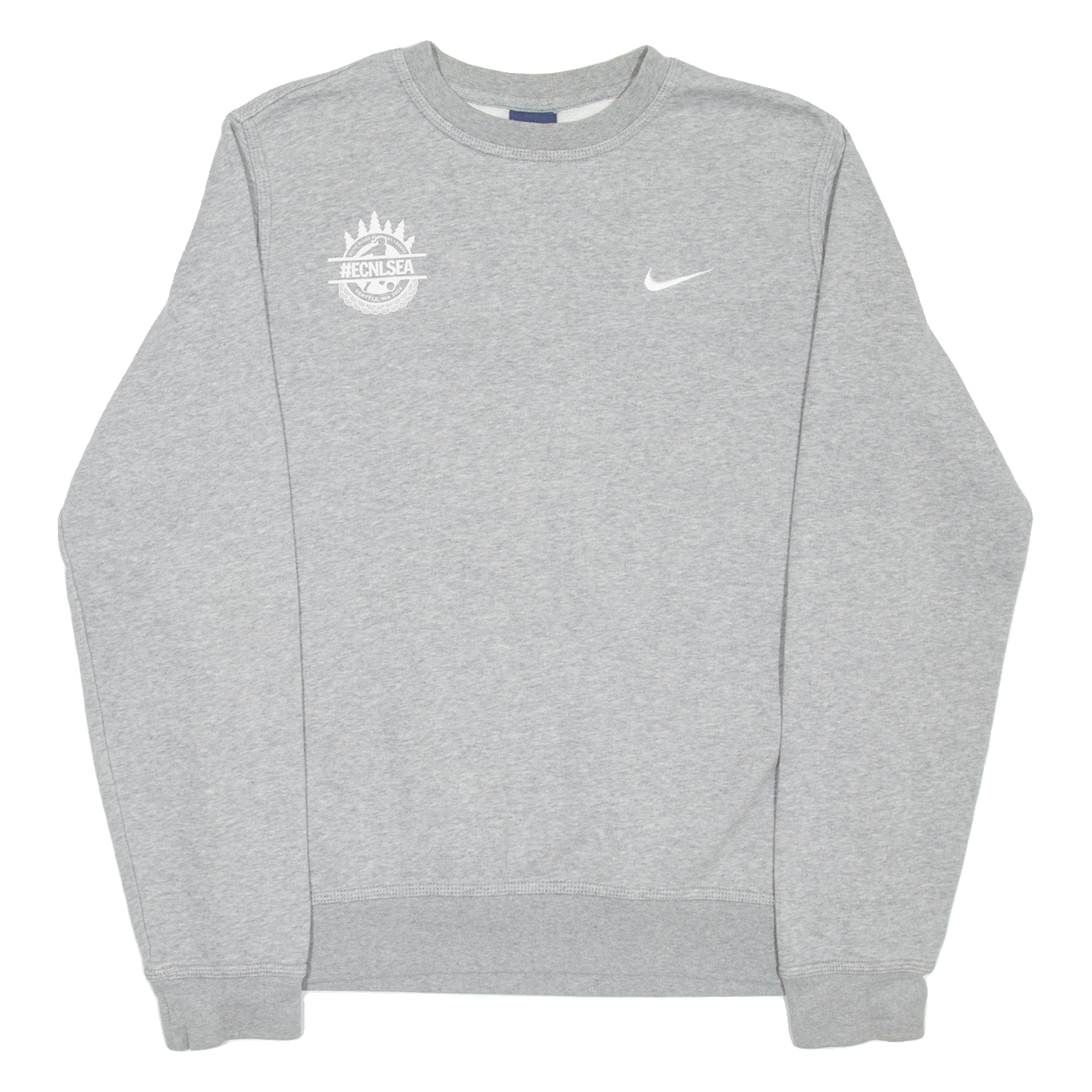 NIKE Football Seattle Mens Sweatshirt Grey USA M Refurbished - N/A refurbished available on Cerqular