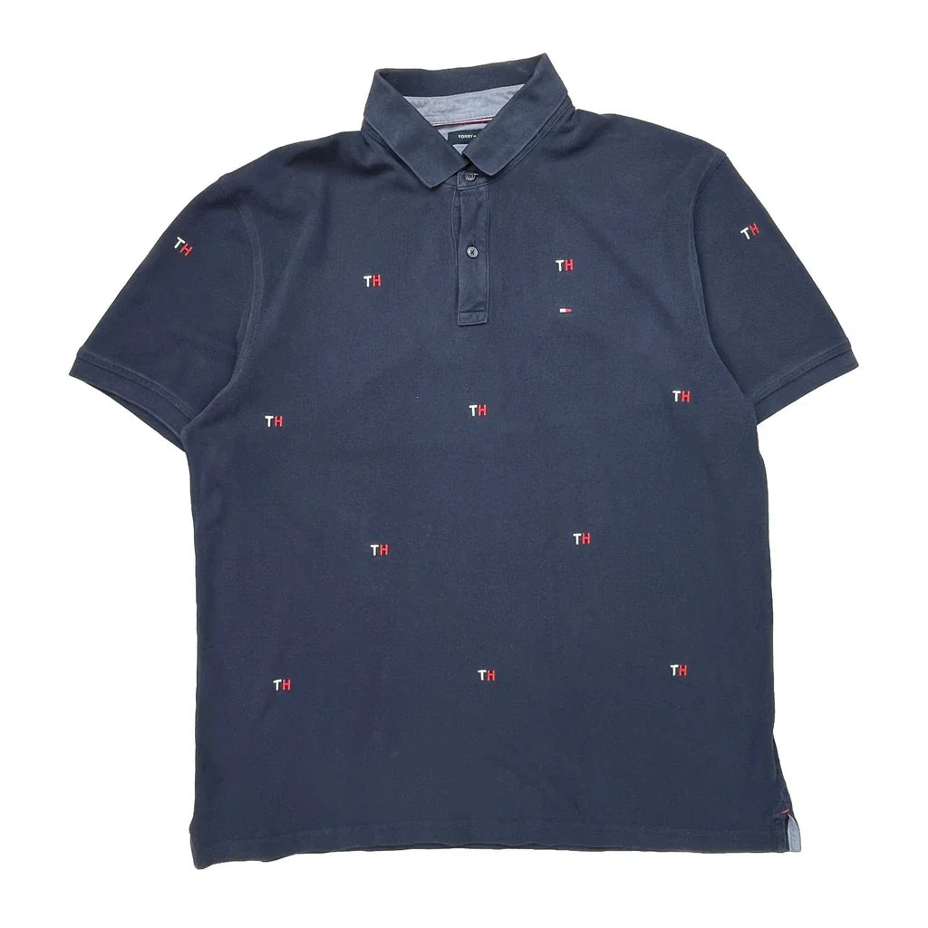 Buy Tommy Hilfiger Polo Shirt - XL Navy Cotton Refurbished - $24.11 Tommy Hilfiger Polo Shirt - XL Navy Cotton Refurbished - Thrifted (note: this is a term often used to describe second- refurbished available on Cerqular