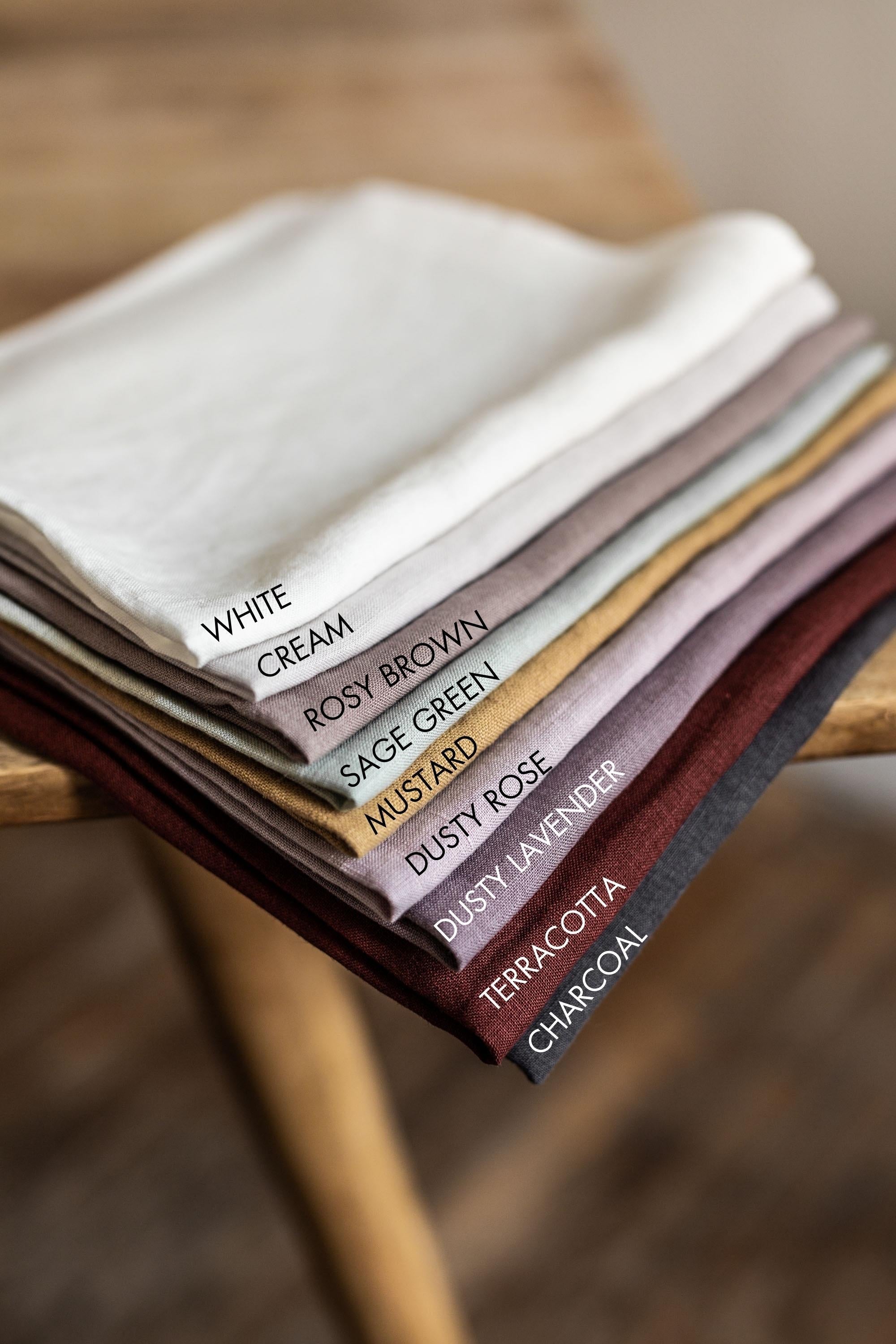 Linen Fabric Color Swatches AmourLinen Color Palette Refurbished - Amour Linen refurbished available on Cerqular
