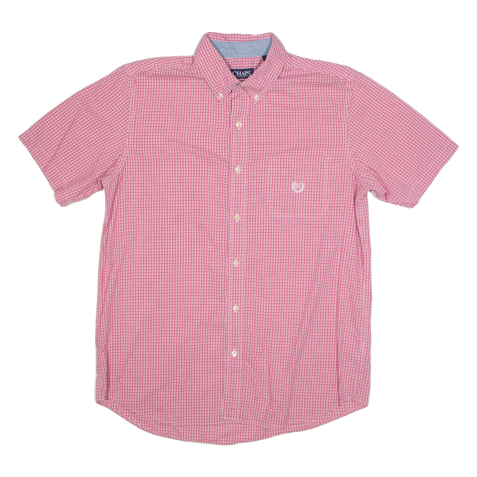 CHAPS Mens Shirt Red Check M Refurbished - N/A refurbished available on Cerqular