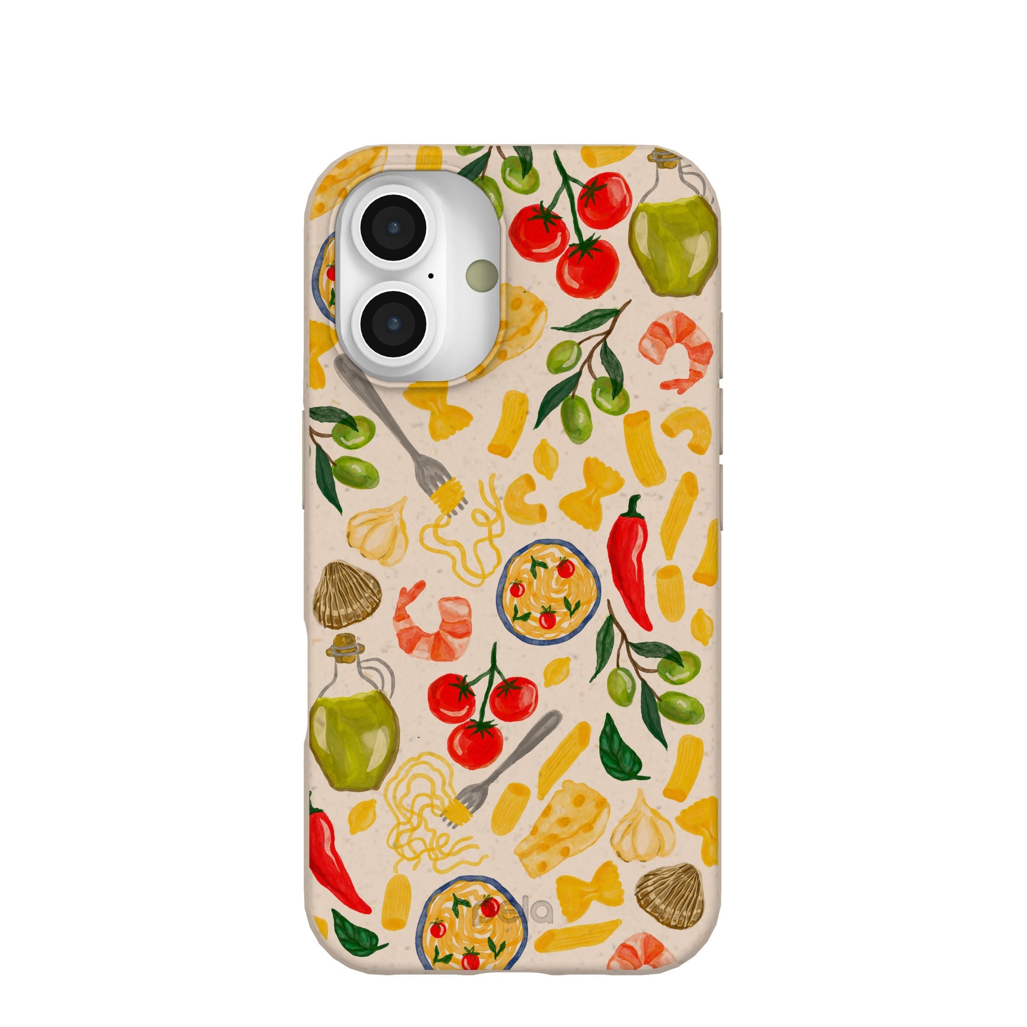 Seashell Pasta Alchemy iPhone 16 Case Refurbished - Pela Case refurbished available on Cerqular