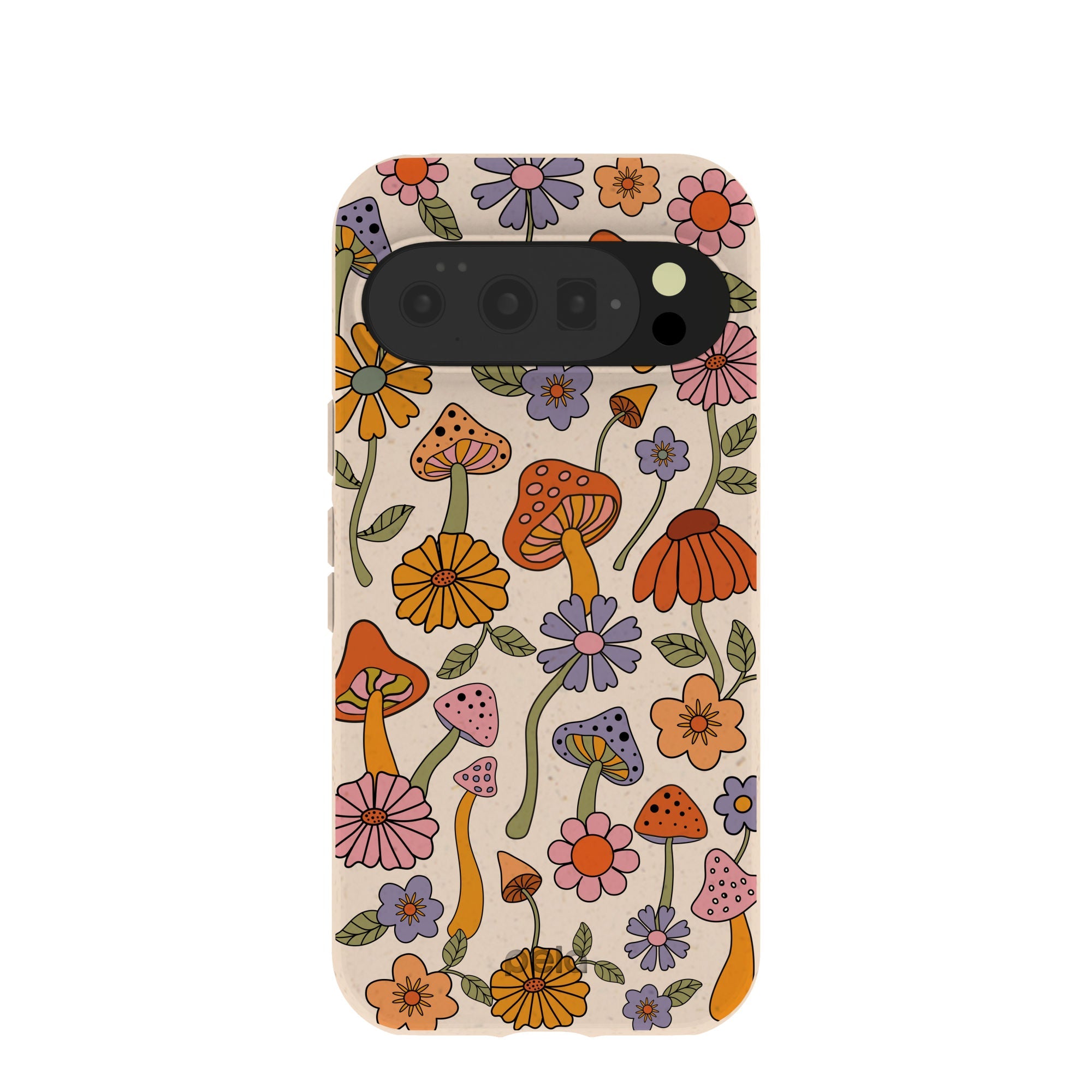 Seashell Shrooms and Blooms Google Pixel 10/10 Pro Case Refurbished - Pela Case refurbished available on Cerqular